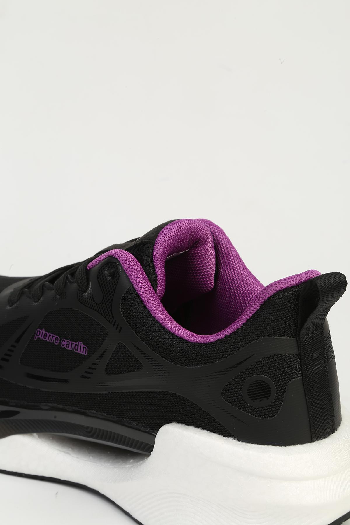 Siyah Beyaz Kadın Spor Ayakkabı İTHAL PCI-11352 - Görsel 6