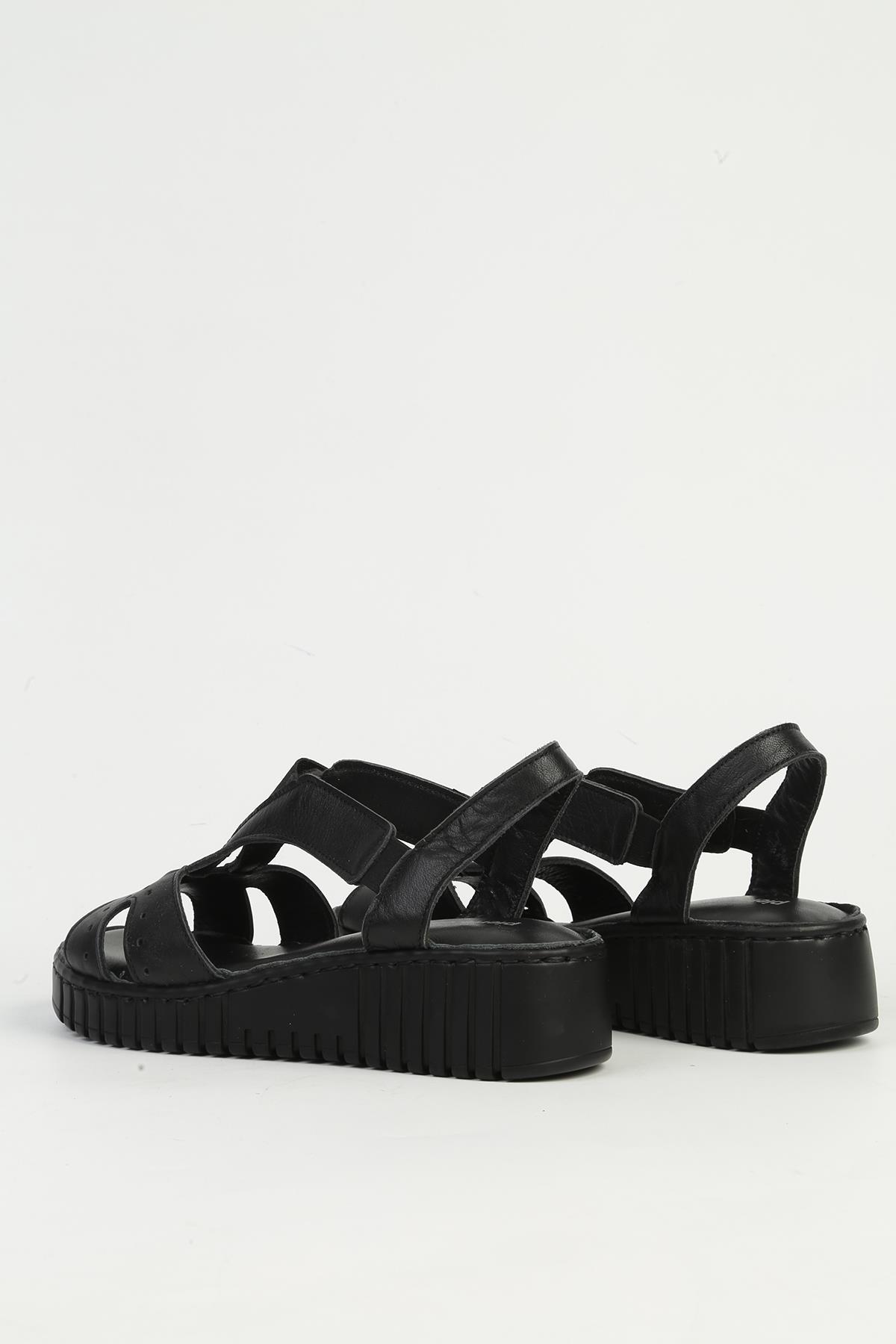 Siyah Kadın Topuklu Ayakkabı PC-54788 - Görsel 4