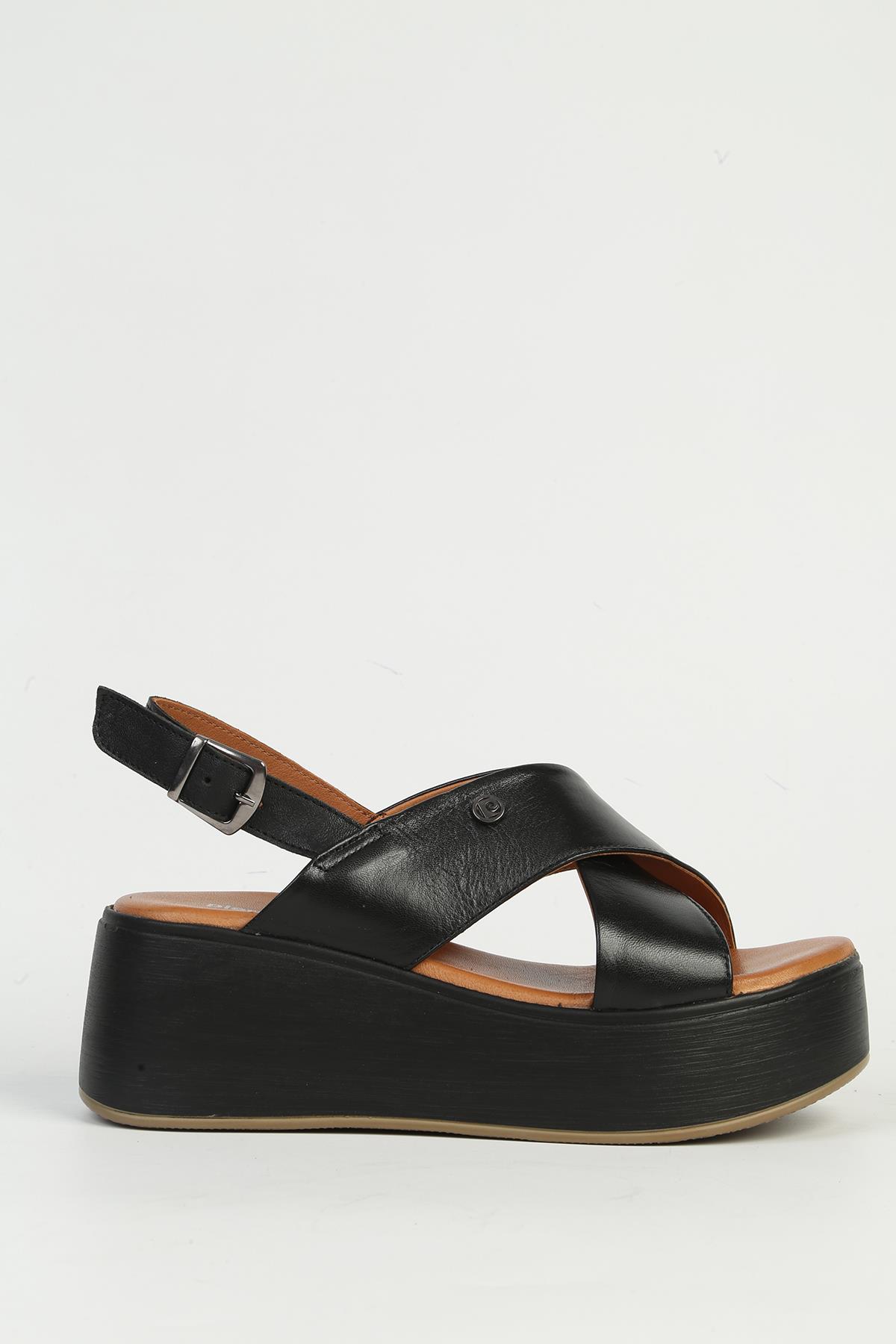 Siyah Kadın Topuklu Ayakkabı PC-54613 - Görsel 2