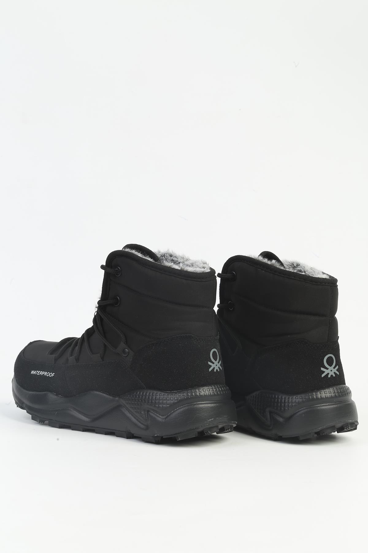 ® Siyah Su Geçirmez Waterproof Kadın Bot İTHAL BNI-11156 - Görsel 4