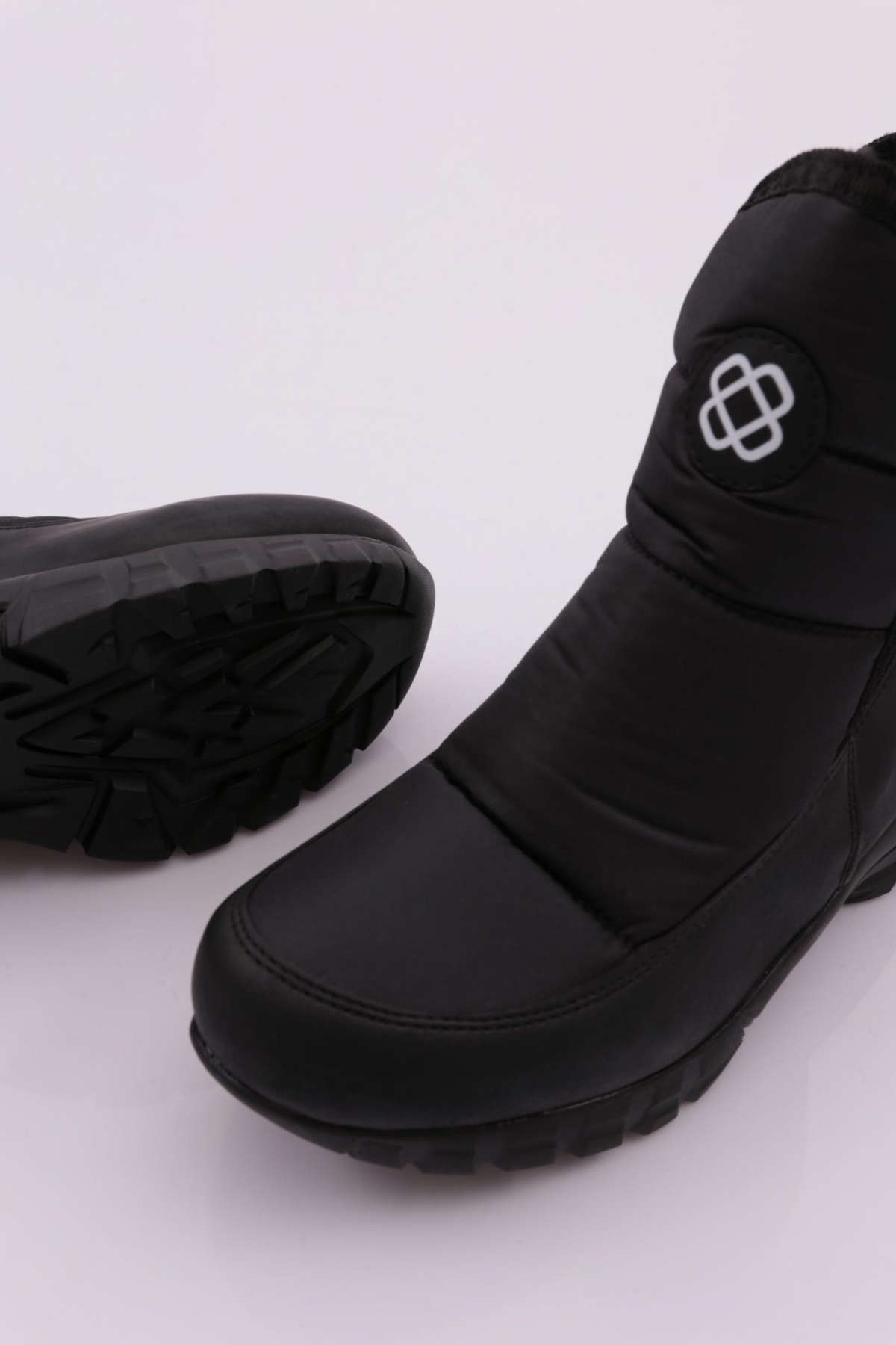 1052 Kadin Kürklü Fermuarli Bot - Görsel 5