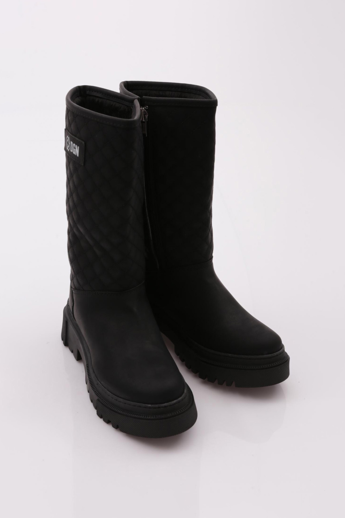 Dgn Dgn Siyah 2226 Kadin Çizme Bot | Flo Siyah - 3. görsel