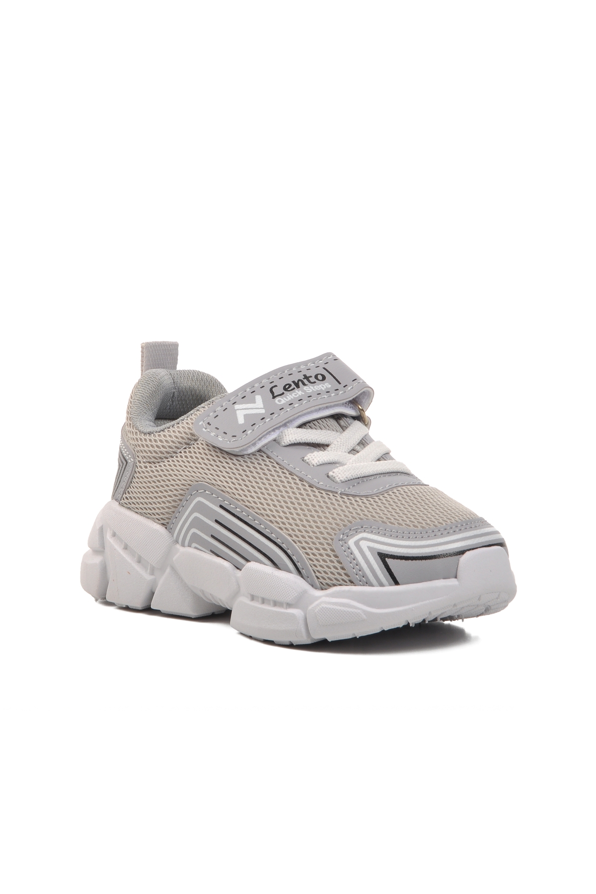 Aspor Buz Gri Siyah Çocuk Spor Ayakkabı - Görsel 4