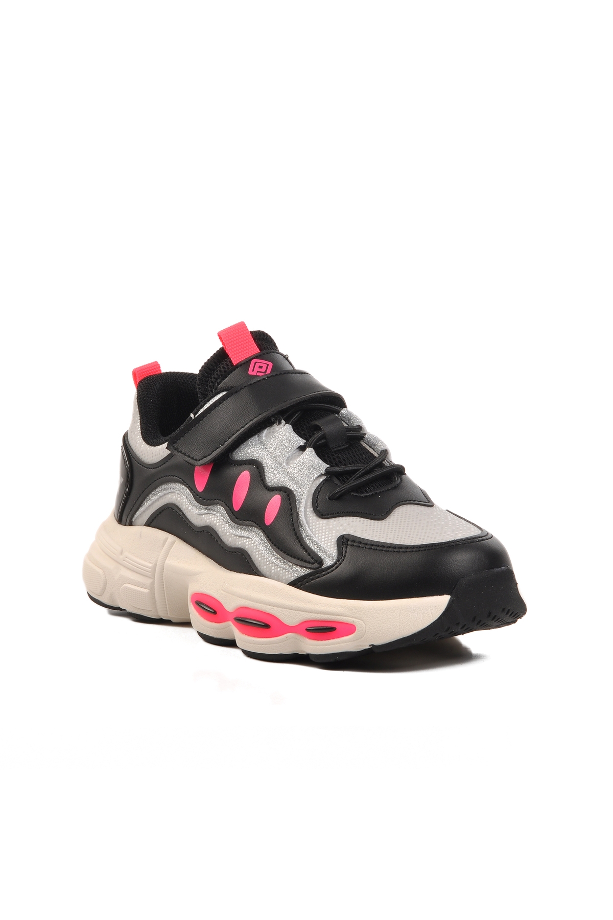 Gri Siyah Çocuk Spor Ayakkabı - Görsel 4
