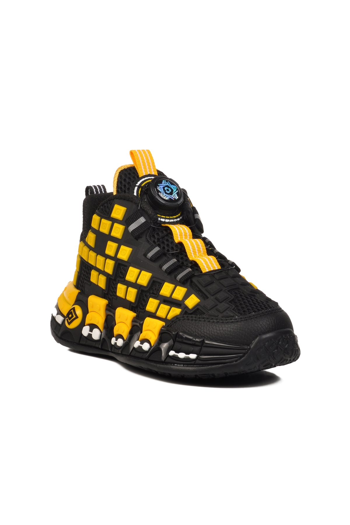 Sarı Misina Bağcıklı Bilek Boy Erkek Çocuk Sneaker - Görsel 4