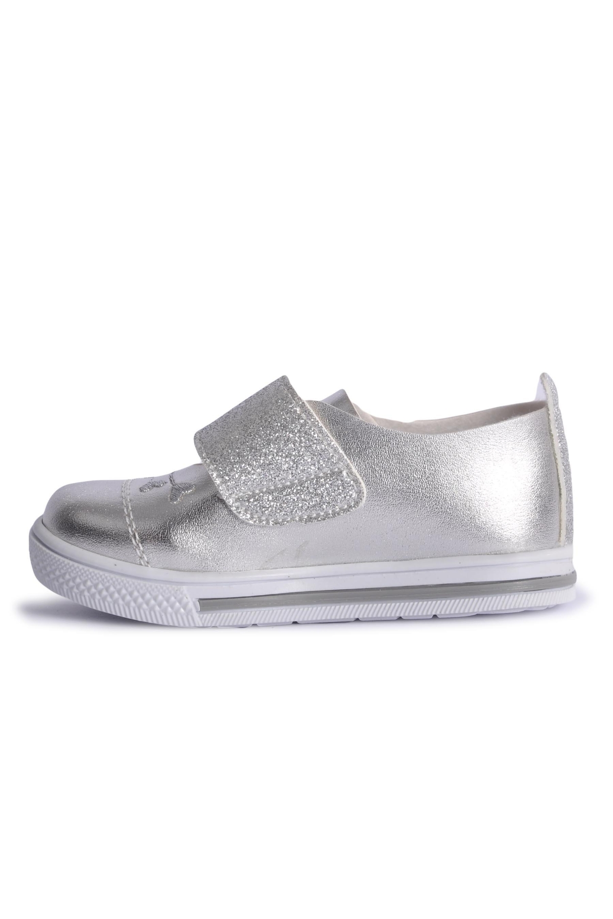 Aspor Gümüş Gri Suni Deri Çocuk Günlük Ayakkabı - Görsel 4