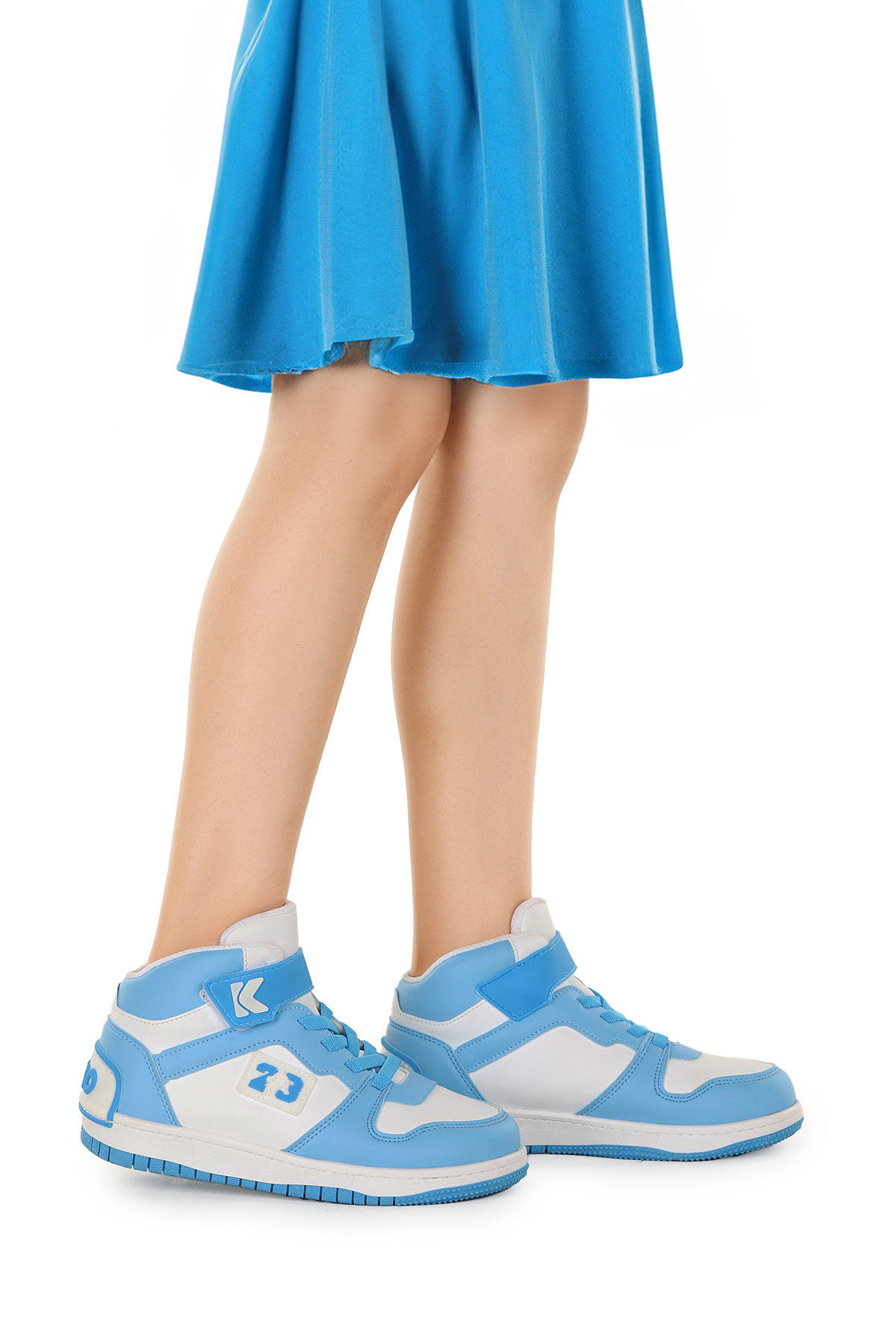 Carde Günlük Cırtlı Kız Çocuk Spor Ayakkabı Bebe Mavi - Görsel 2