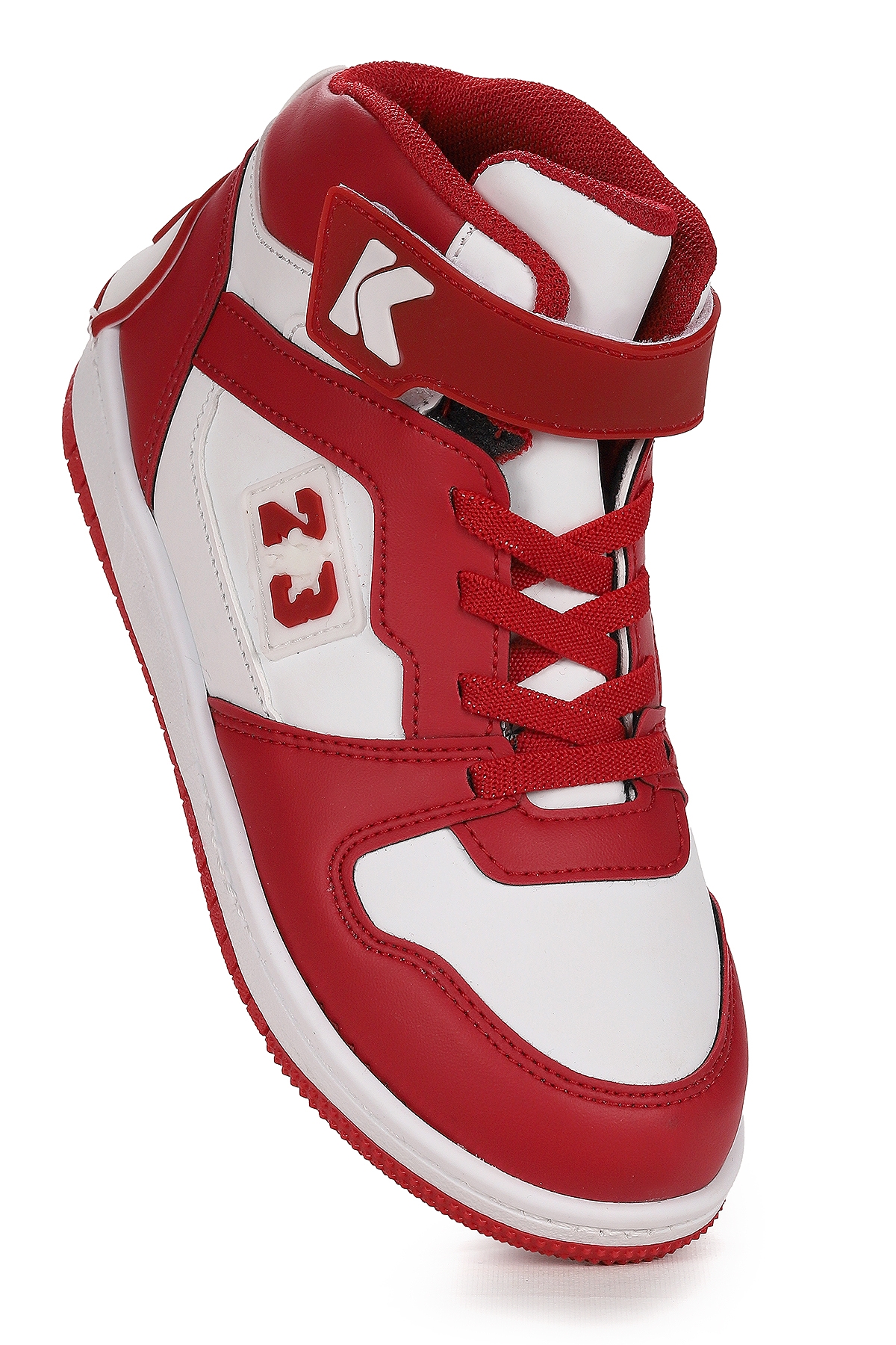 Carde Günlük Cırtlı Kız Çocuk Spor Ayakkabı Kırmızı - Görsel 4