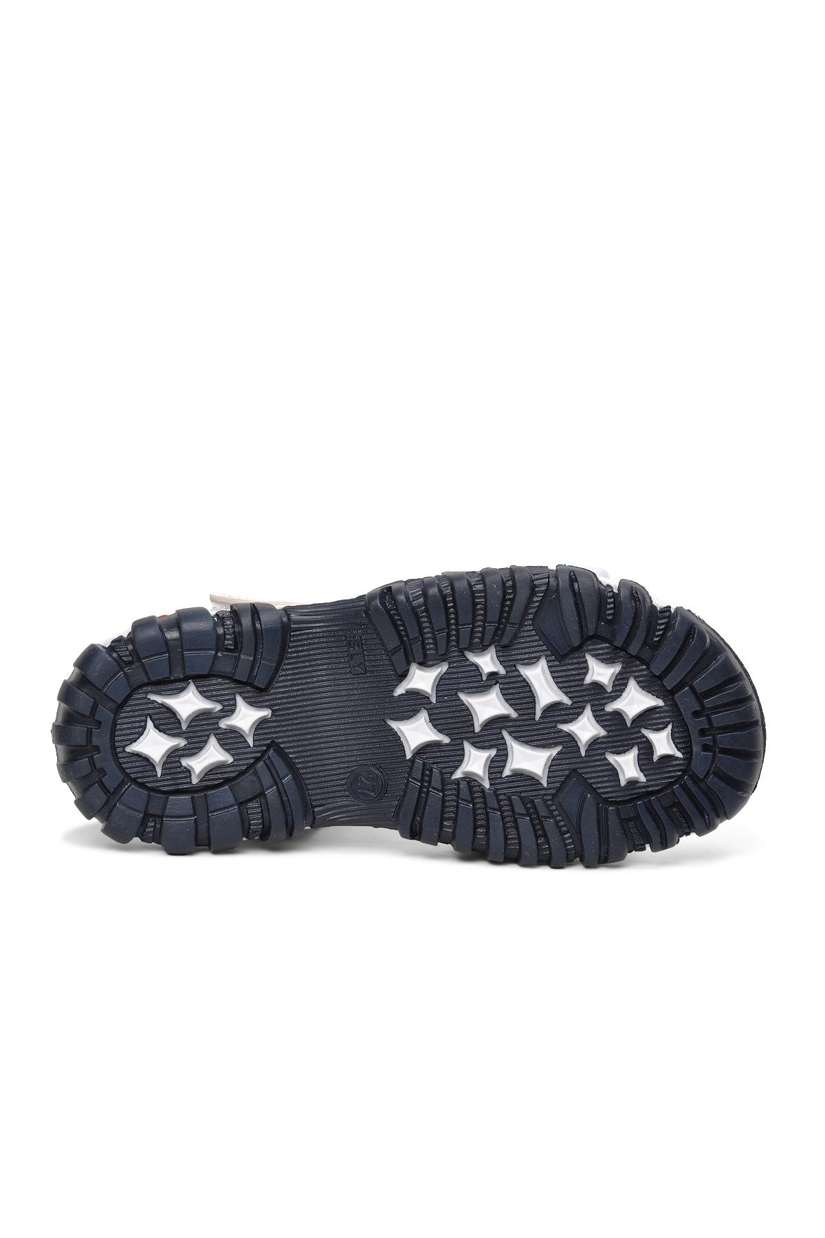 Aspor Lacivert Kırmızı Ortopedik Erkek Çocuk Sandalet - Görsel 6