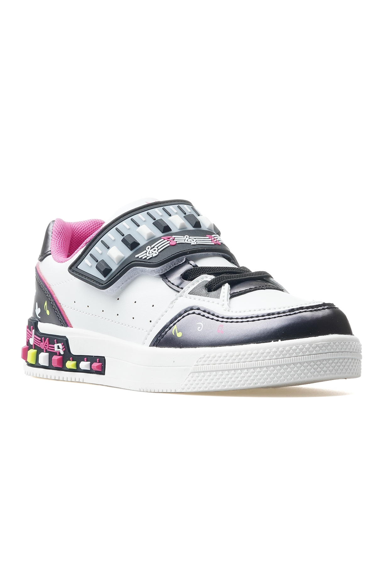 Melody Kız Çocuk Işıklı Günlük Spor Ayakkabı 25y Buck3030 F Siyah - Görsel 5