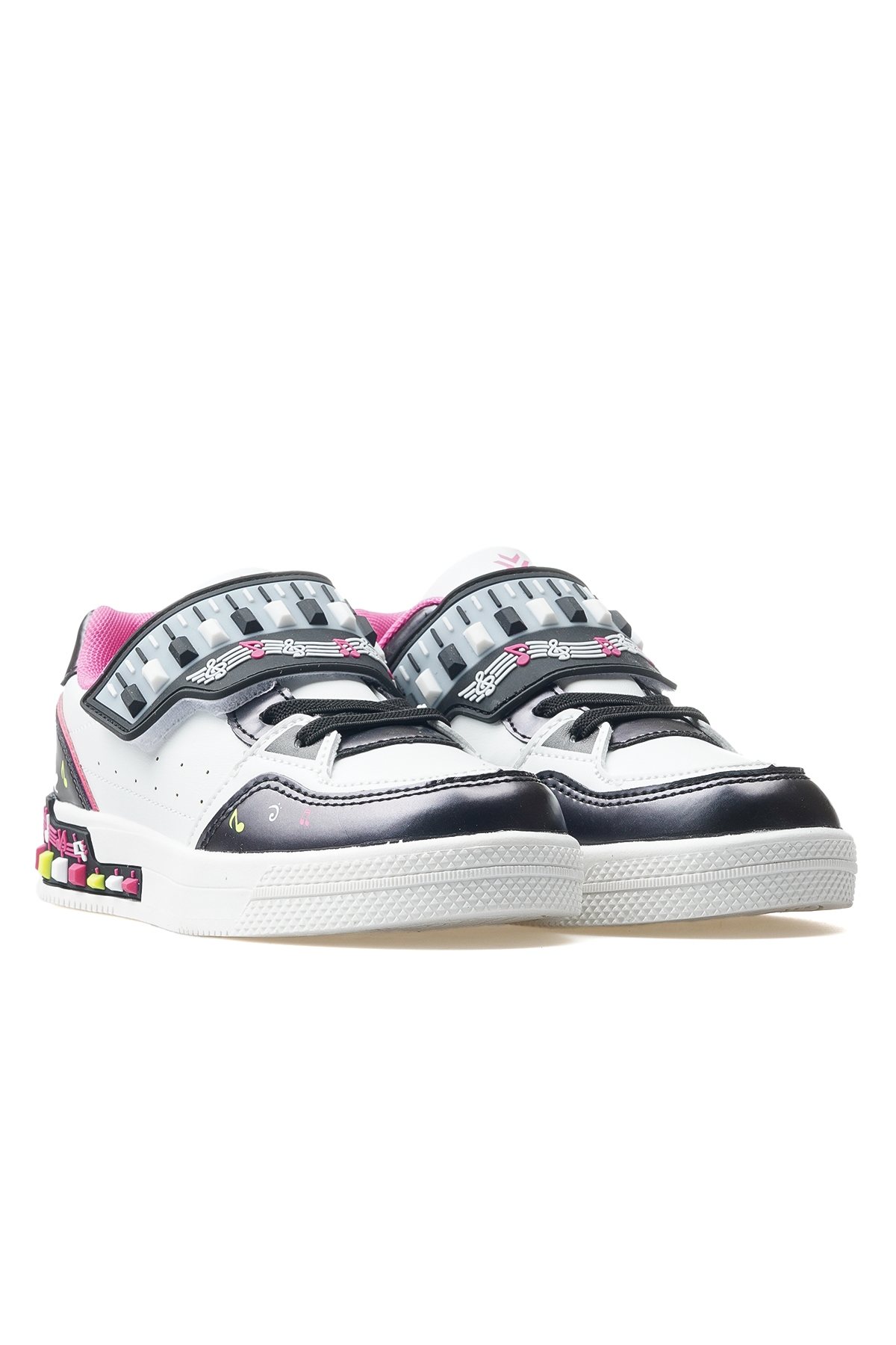 Melody Kız Çocuk Işıklı Günlük Spor Ayakkabı 25y Buck3030 F Siyah - Görsel 6