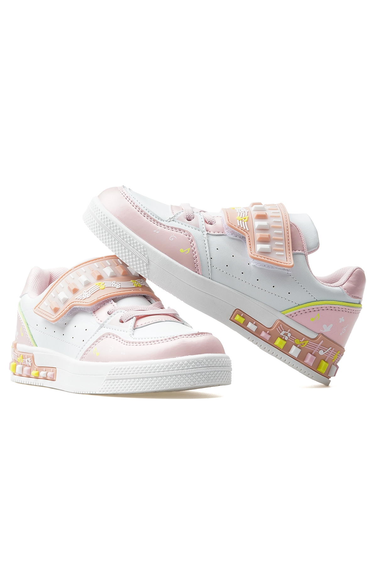 Melody Kız Çocuk Işıklı Günlük Spor Ayakkabı 25y Buck3030 F Pembe - Görsel 7