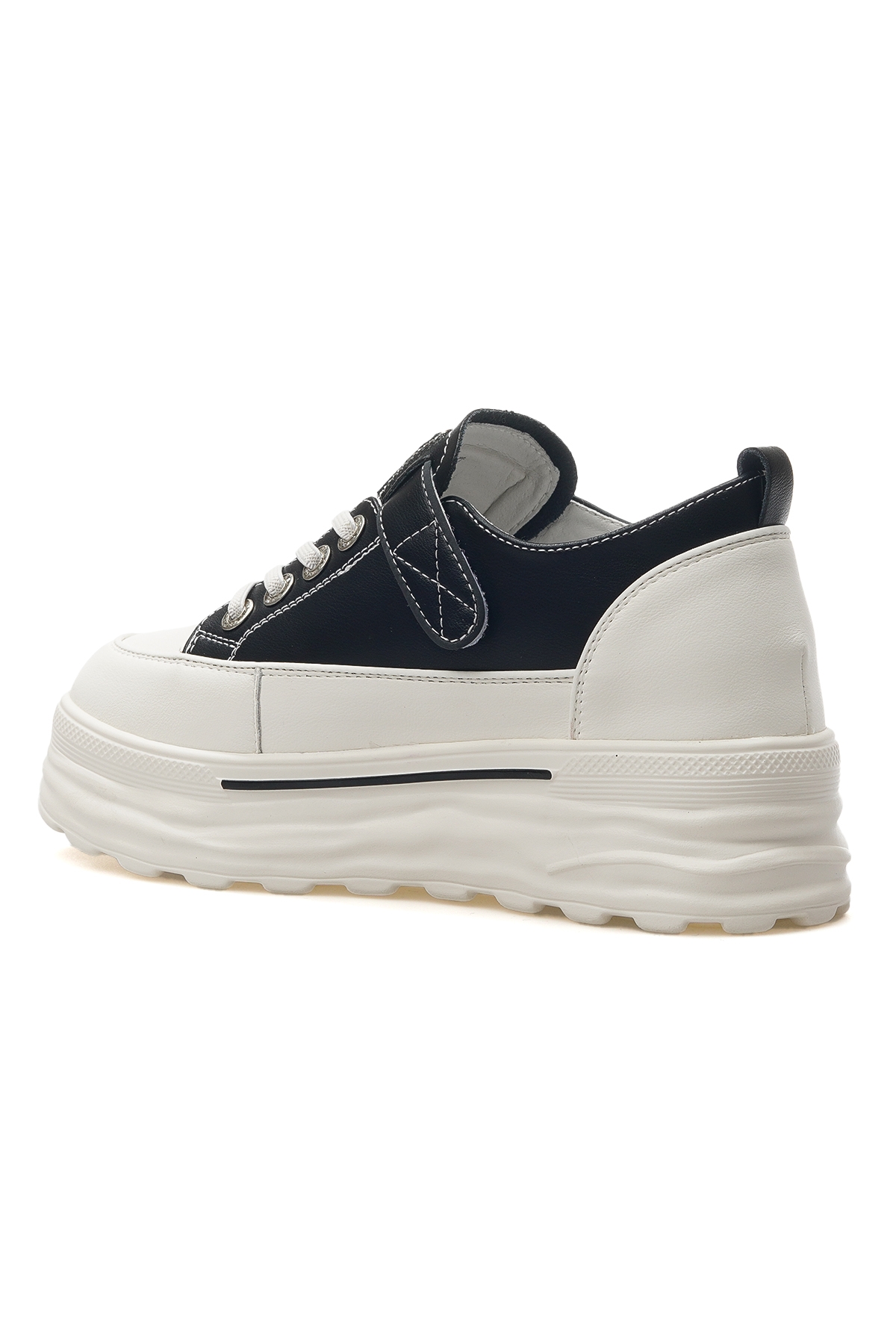 Kadın Gizli Topuklu Snekaer Günlük Ayakkabı 25y 25y363 Z Siyah - Görsel 4