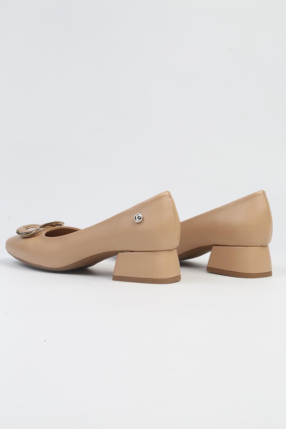 ® | PC-53109- 3592 Bej Cilt-Kadın Günlük Ayakkabı - Görsel 4