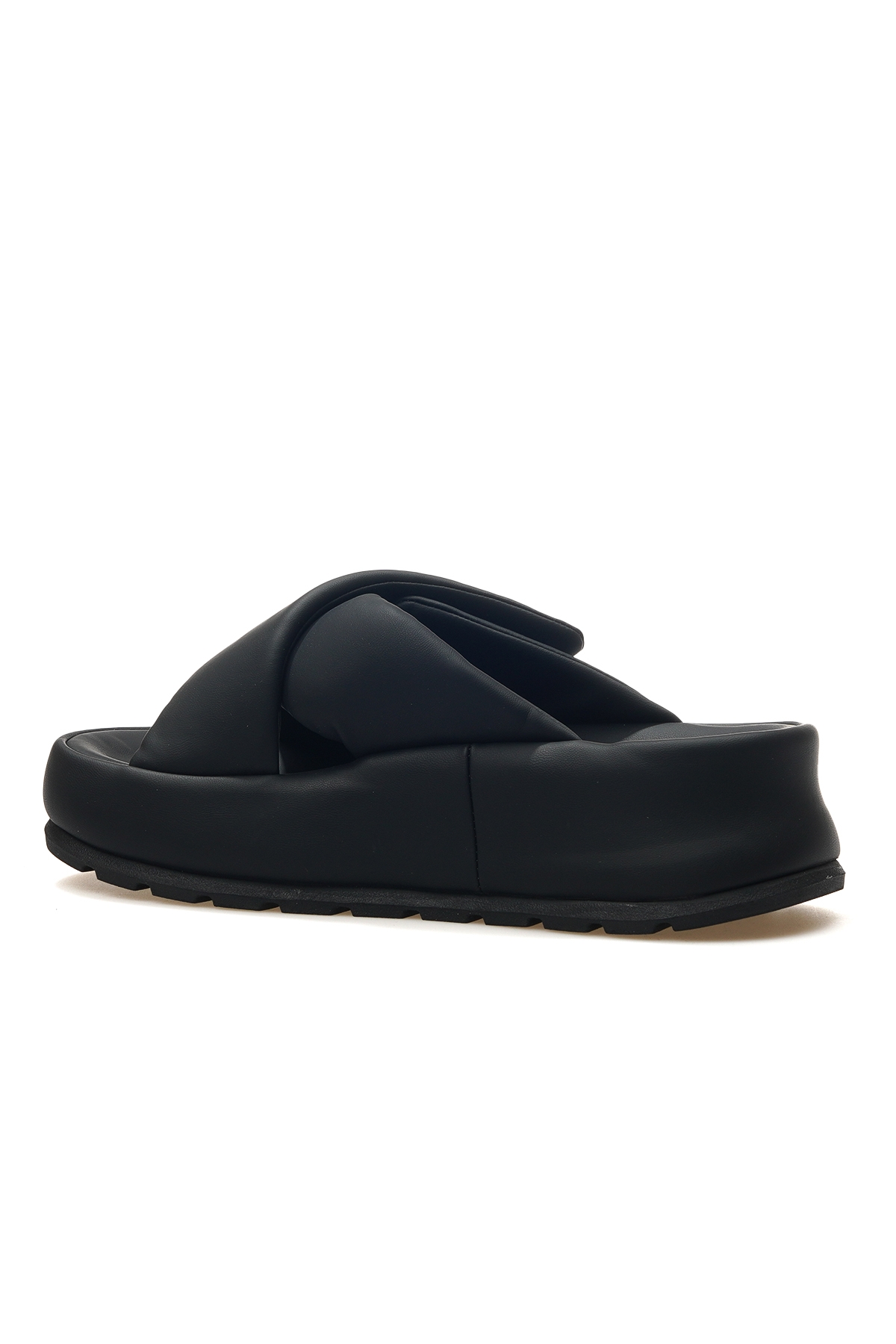 Kadın Kalın Topuklu Günlük Terlik 25y 25y400-1 Z Siyah - Görsel 4