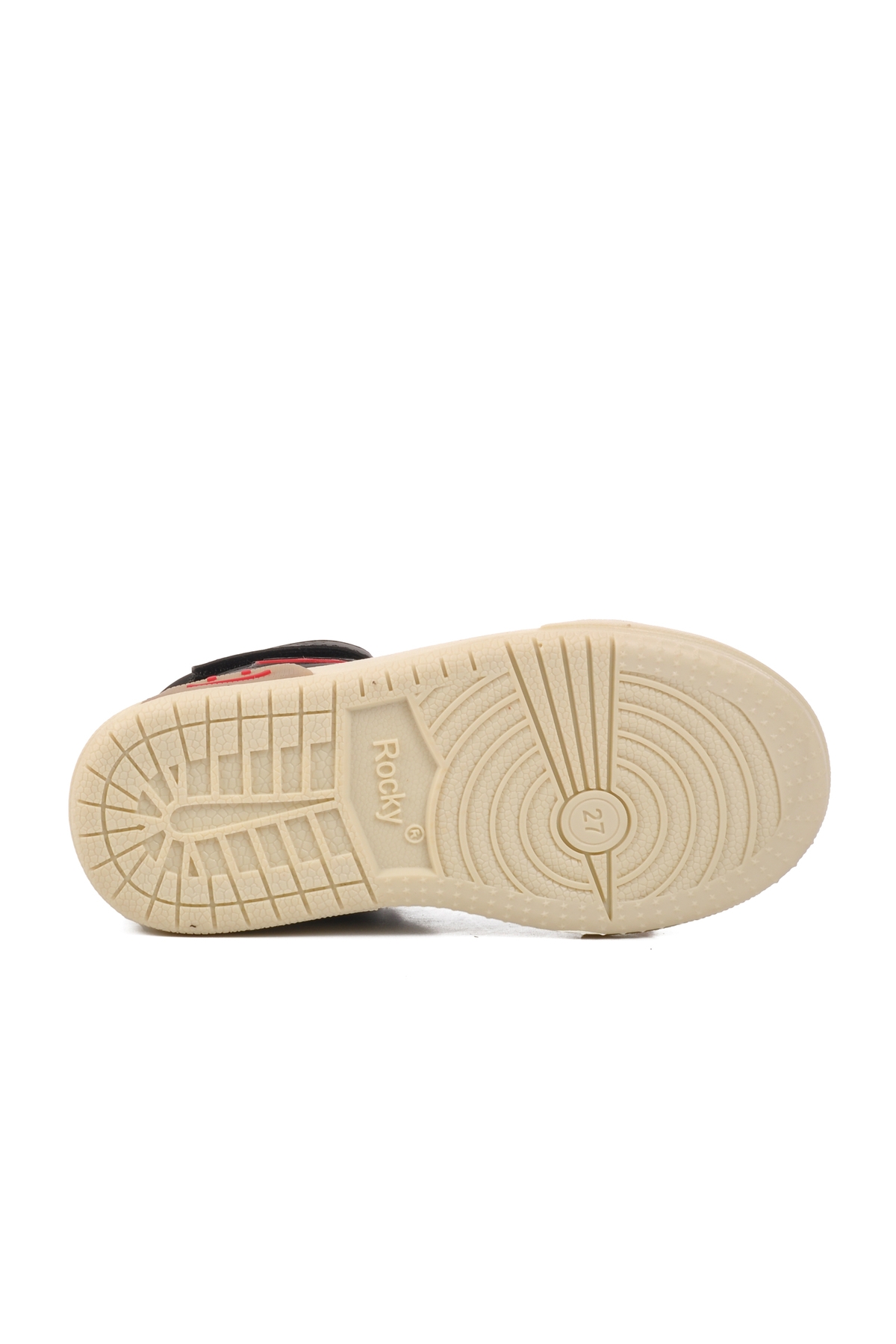 Siyah Kırmızı Çocuk Hi Sneaker Ayakkabı - Görsel 6