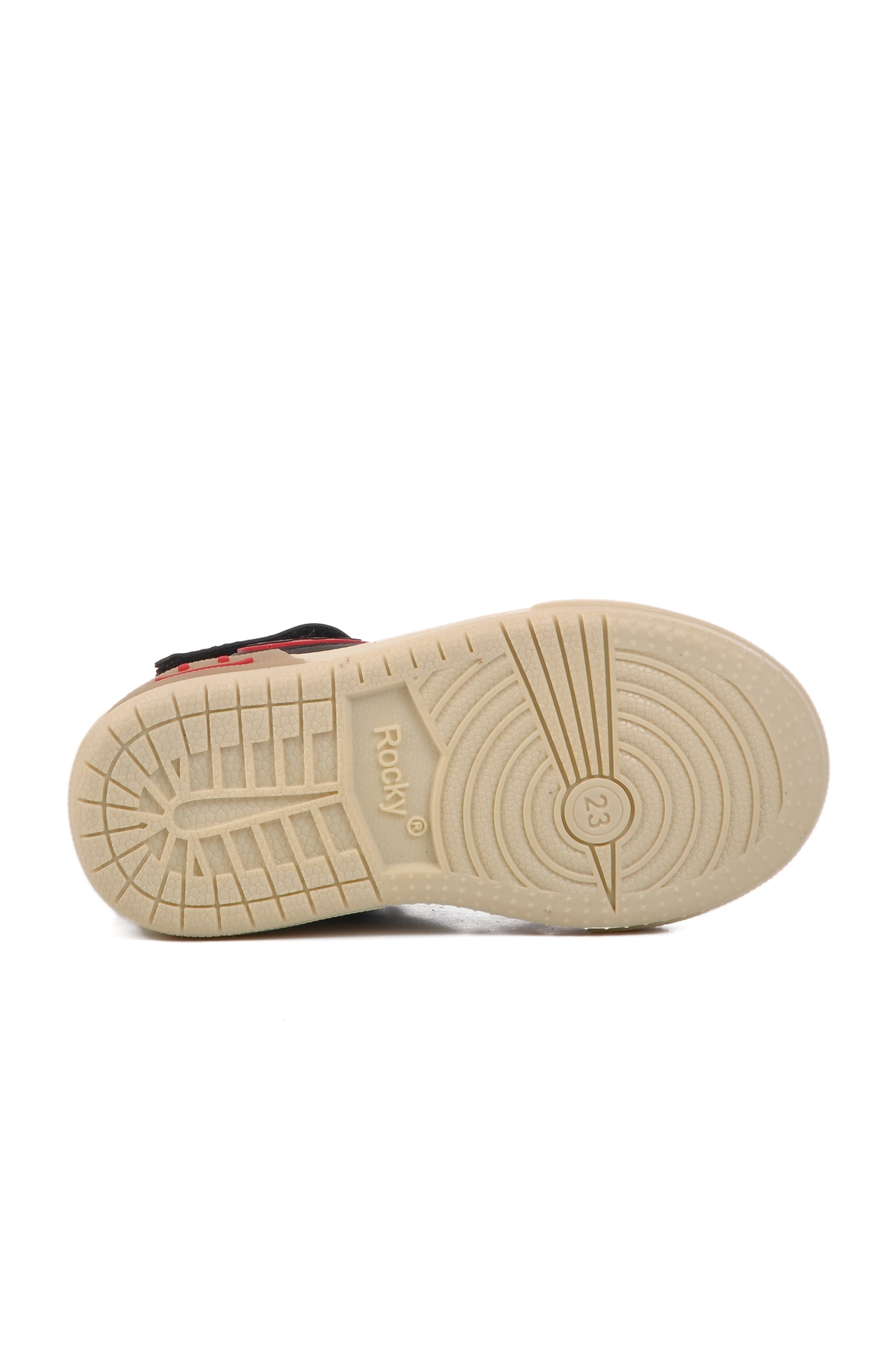 Siyah Kırmızı Çocuk Hi Sneaker Ayakkabı - Görsel 6