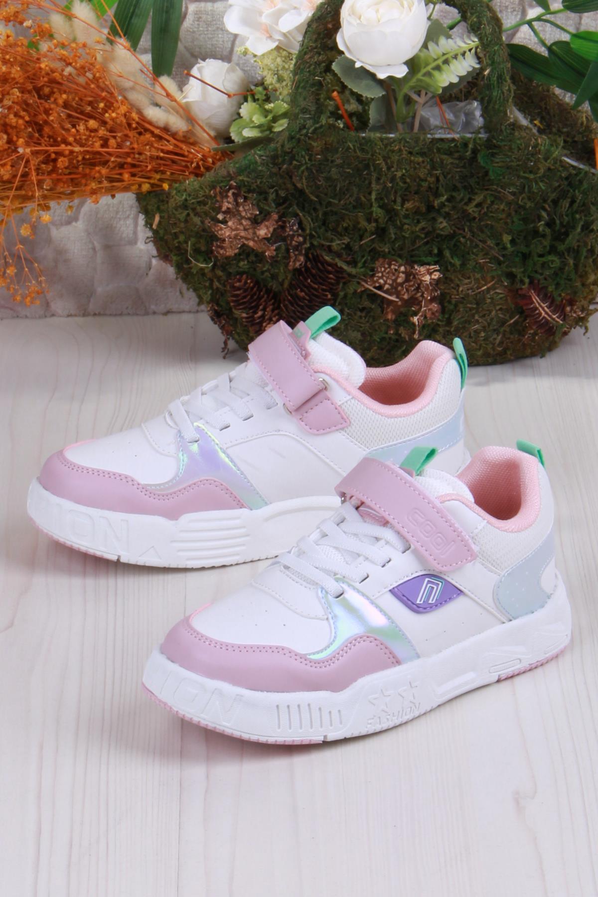 Cool Prax Rahat Hafif Sneaker Kız Çocuk Ayakkabı - Görsel 4