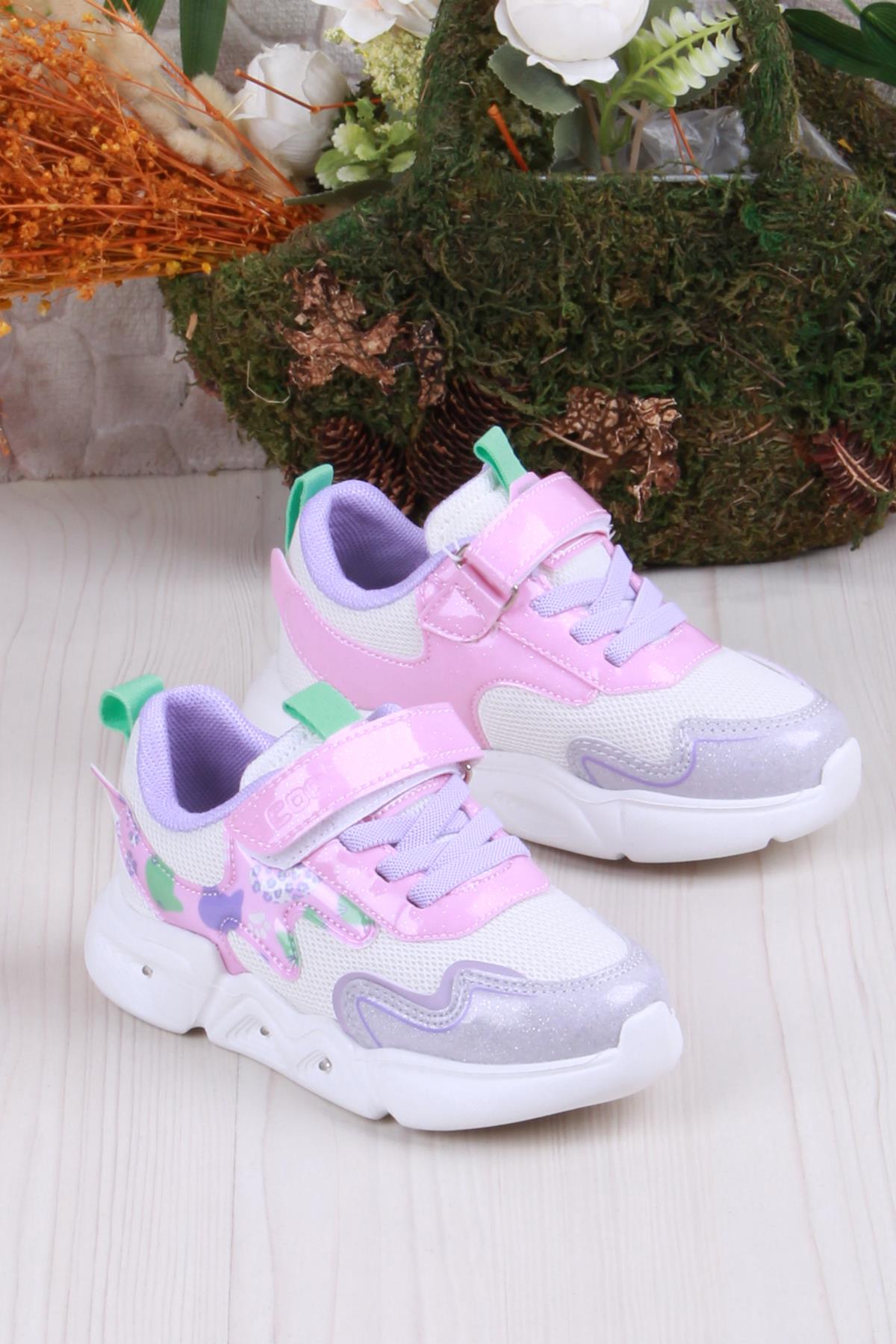Cool Zeta Anatomik Rahat Hafif Işıklı Kız Çocuk Ayakkabı - Görsel 2
