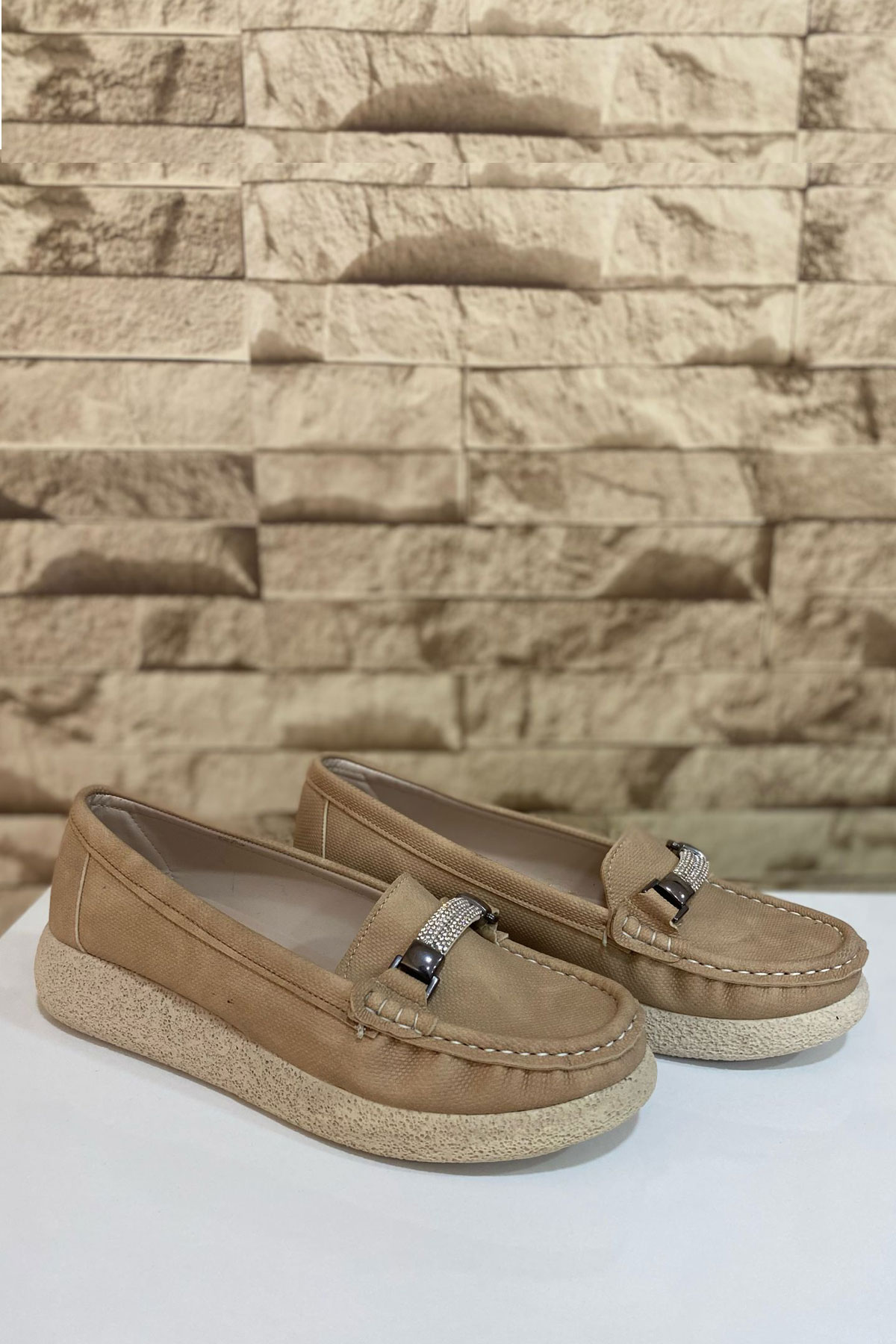 Kadın Anne Ortopedik Anatomik Taban Ayakkabı Günlük Kadın Casual Babet 1021-111-0009 - Görsel 2