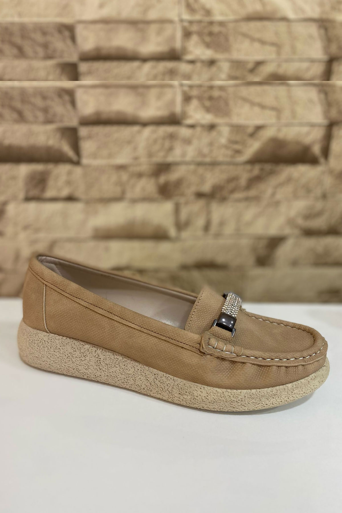 Kadın Anne Ortopedik Anatomik Taban Ayakkabı Günlük Kadın Casual Babet 1021-111-0009 - Görsel 3