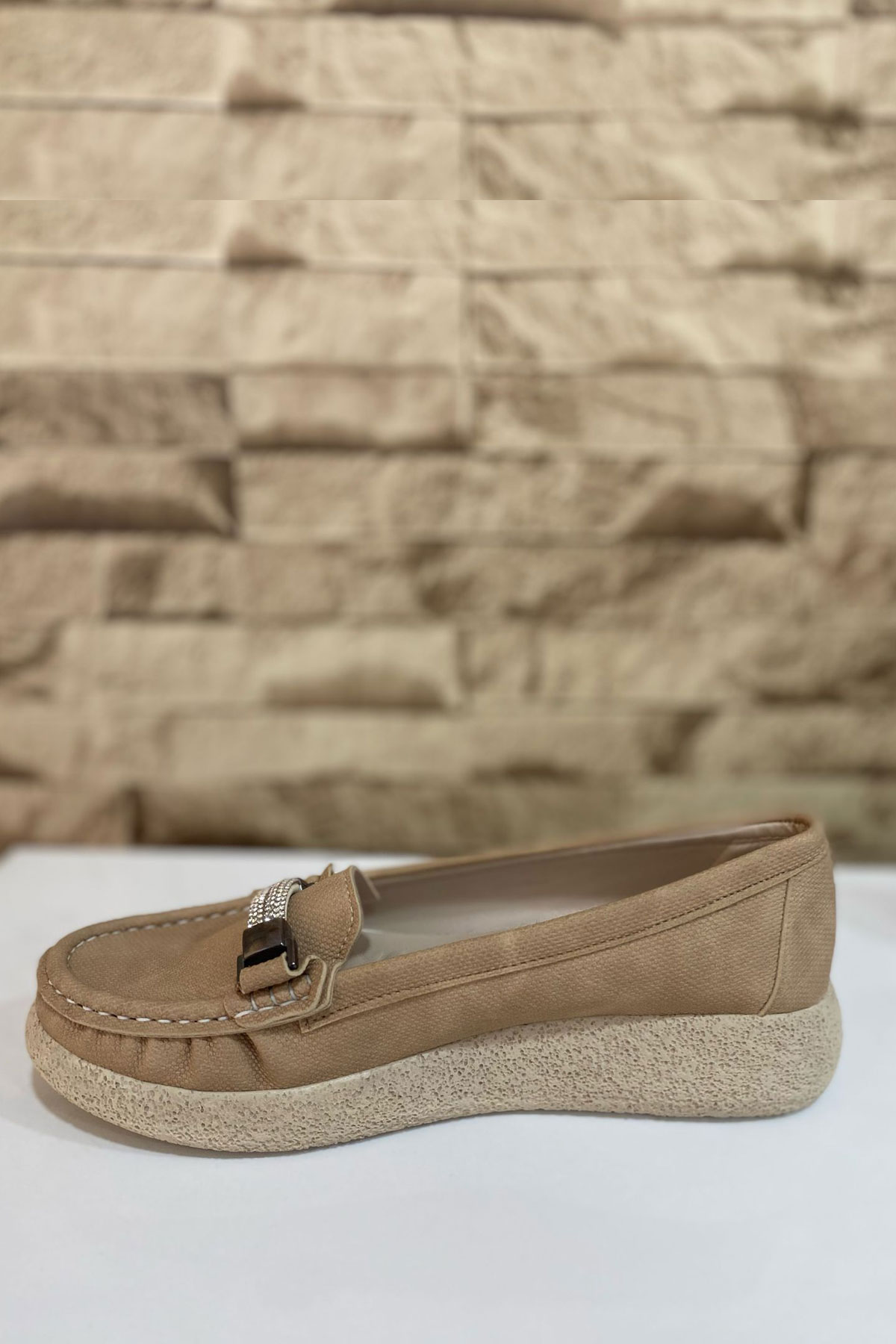 Kadın Anne Ortopedik Anatomik Taban Ayakkabı Günlük Kadın Casual Babet 1021-111-0009 - Görsel 4