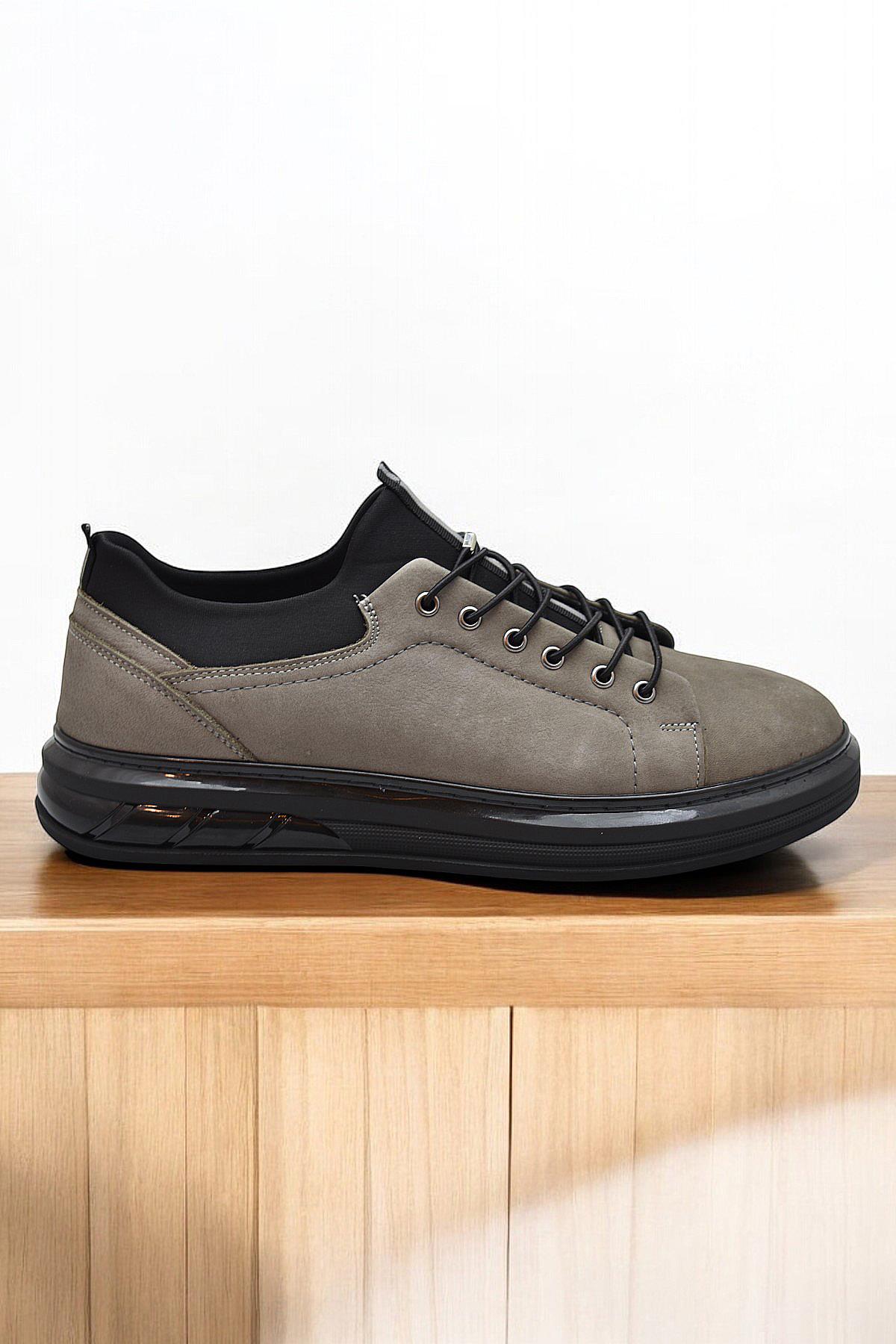 TAB1218 Ortopedik Taban Hakiki Deri Erkek Ayakkabı Casual Günlük Erkek Ayakkabı - Görsel 2