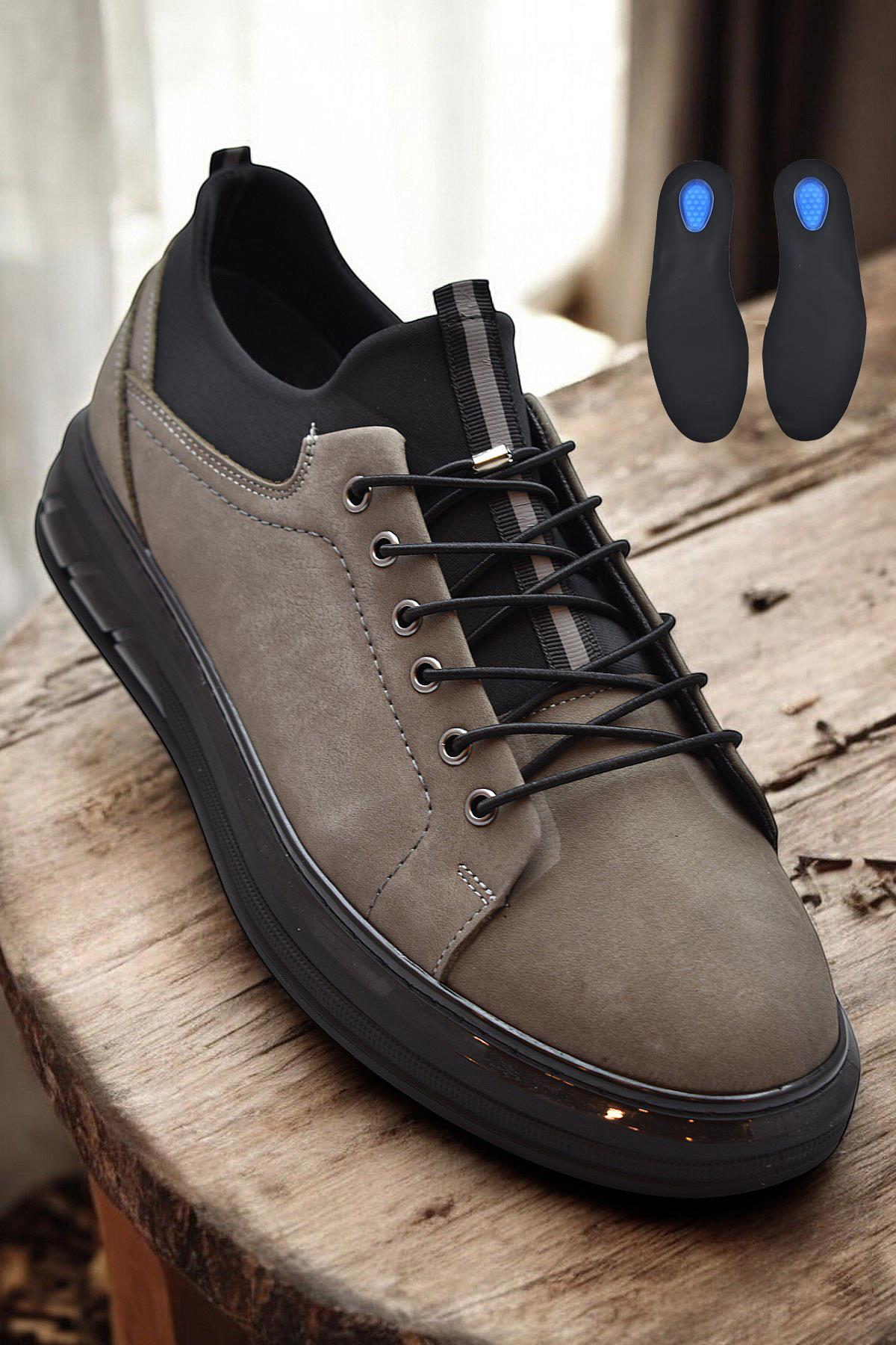 TAB1218 Ortopedik Taban Hakiki Deri Erkek Ayakkabı Casual Günlük Erkek Ayakkabı - Görsel 3