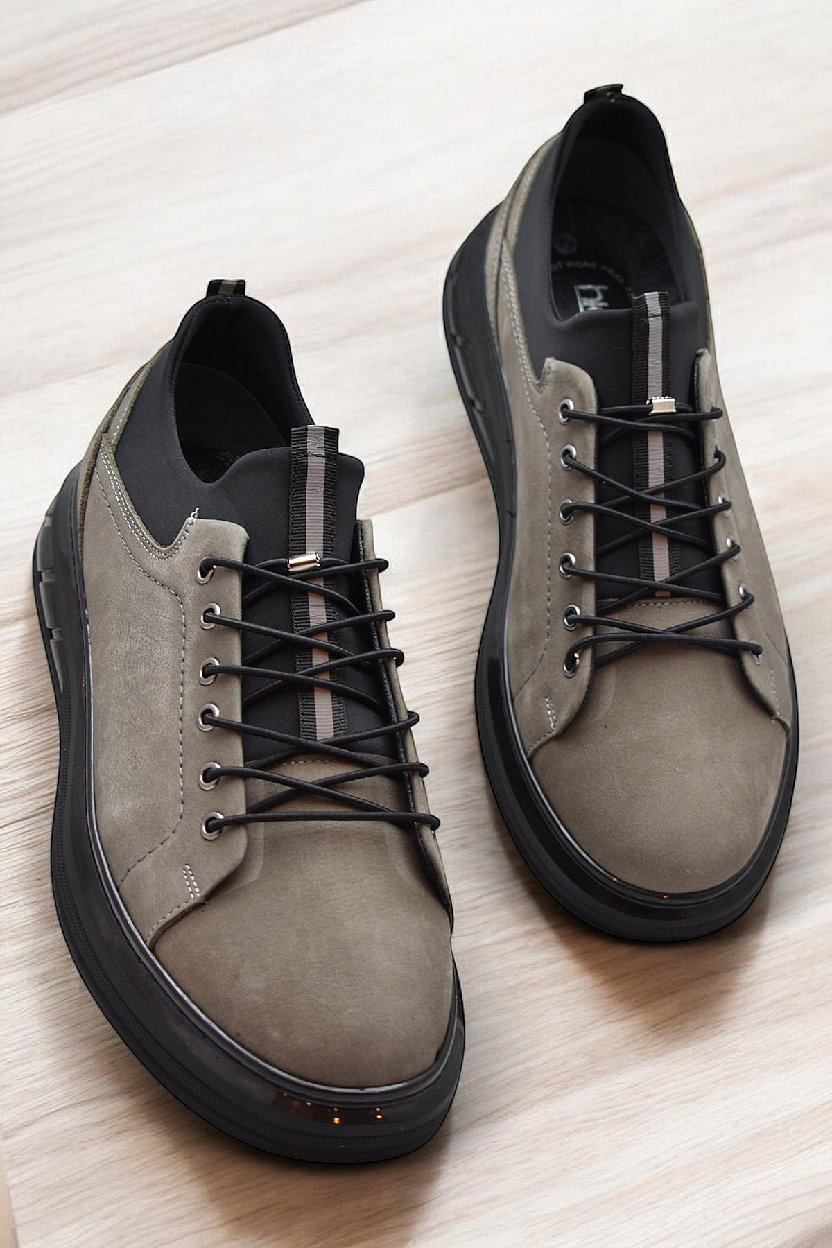 TAB1218 Ortopedik Taban Hakiki Deri Erkek Ayakkabı Casual Günlük Erkek Ayakkabı - Görsel 4