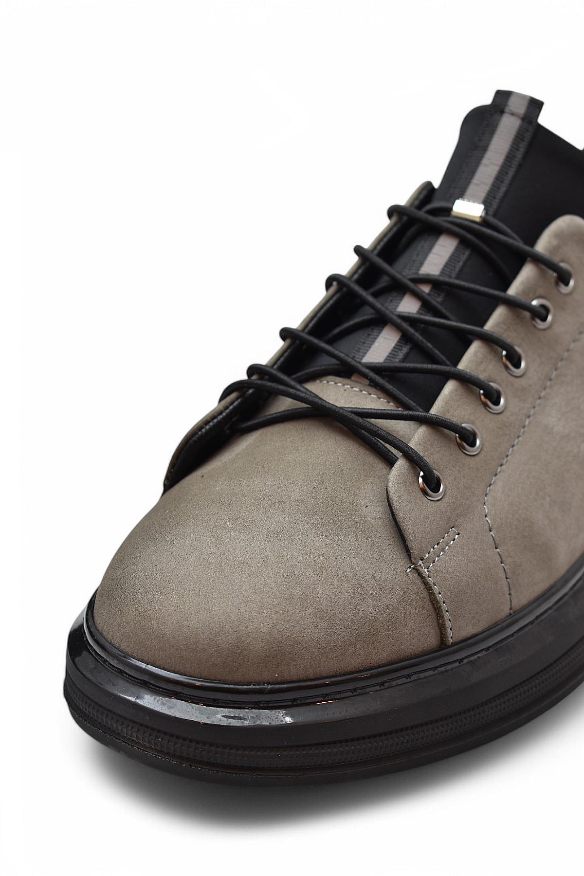 TAB1218 Ortopedik Taban Hakiki Deri Erkek Ayakkabı Casual Günlük Erkek Ayakkabı - Görsel 6