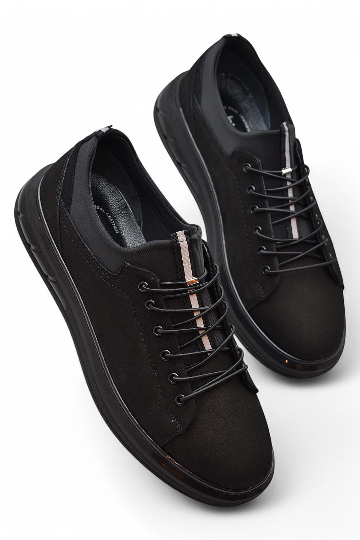 TAB1218 Ortopedik Taban Hakiki Deri Erkek Ayakkabı Casual Günlük Erkek Ayakkabı - Görsel 3