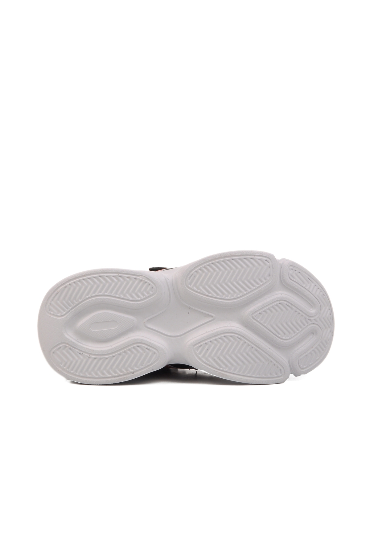 Siyah Kırmızı Cırtlı Fileli Hafif Unisex Çocuk Spor Ayakkabı Ruffon F - Görsel 6