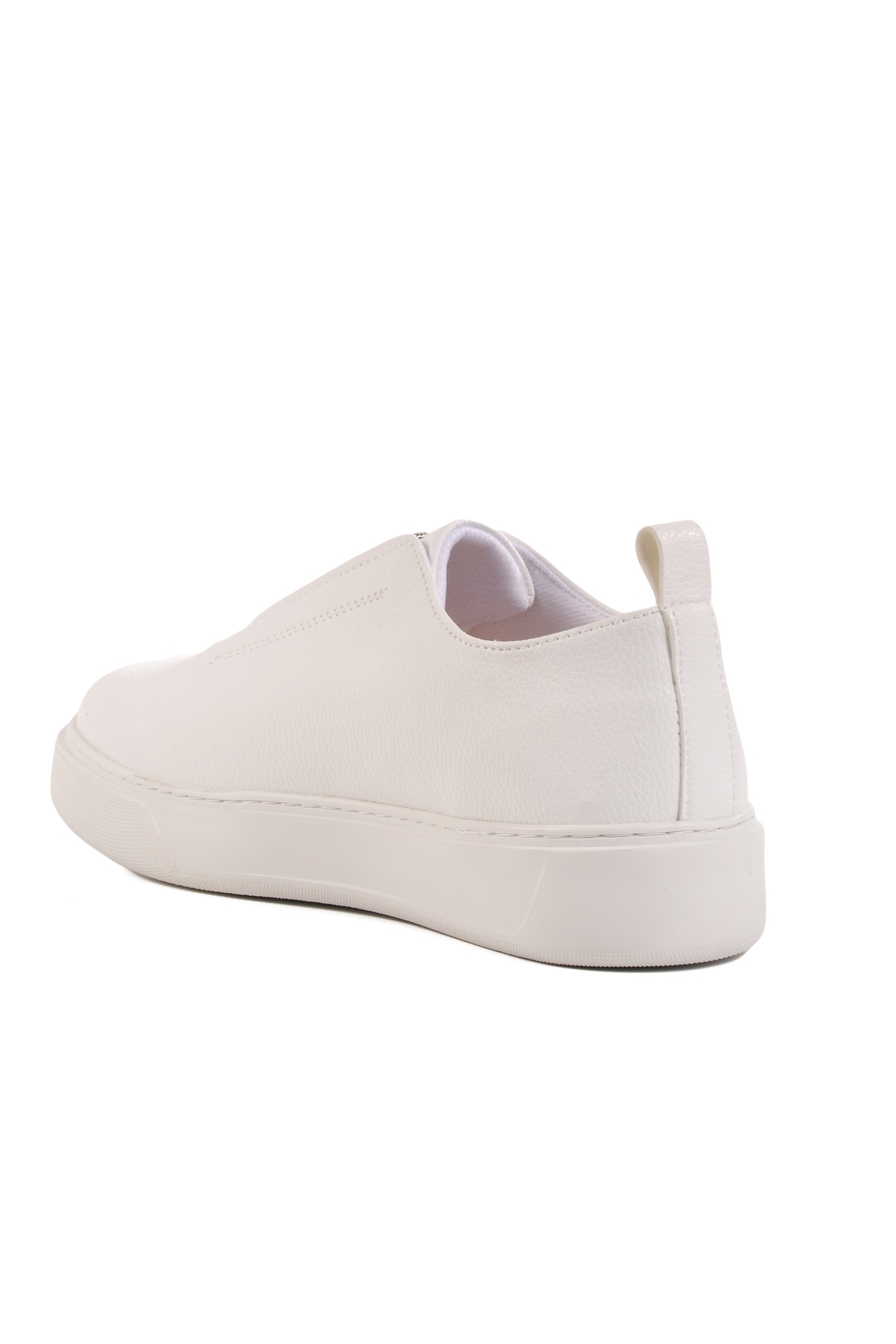 Beyaz Slip-On Erkek Casual Ayakkabı 367 M - Görsel 5