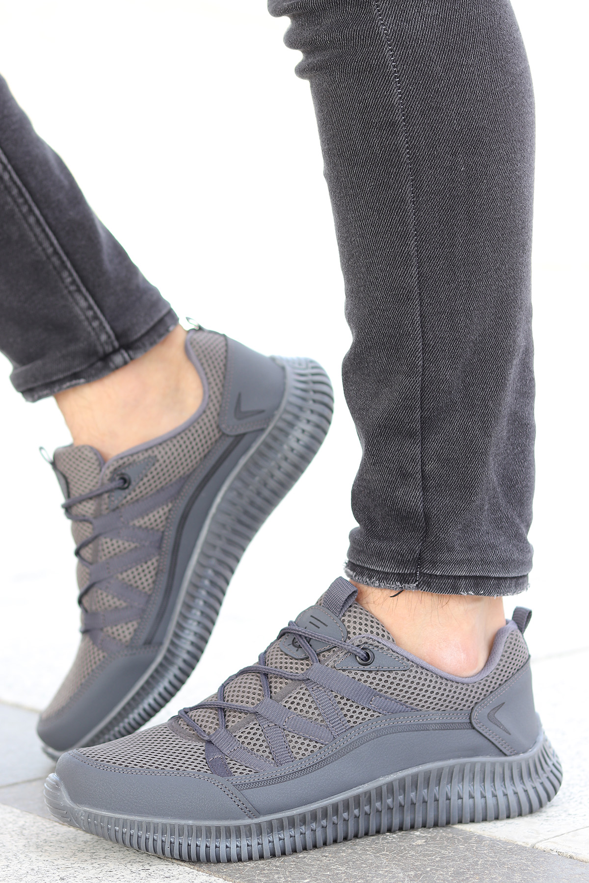 Zigzag Rahat Taban Erkek Sneaker Spor Ayakkabı - Görsel 2