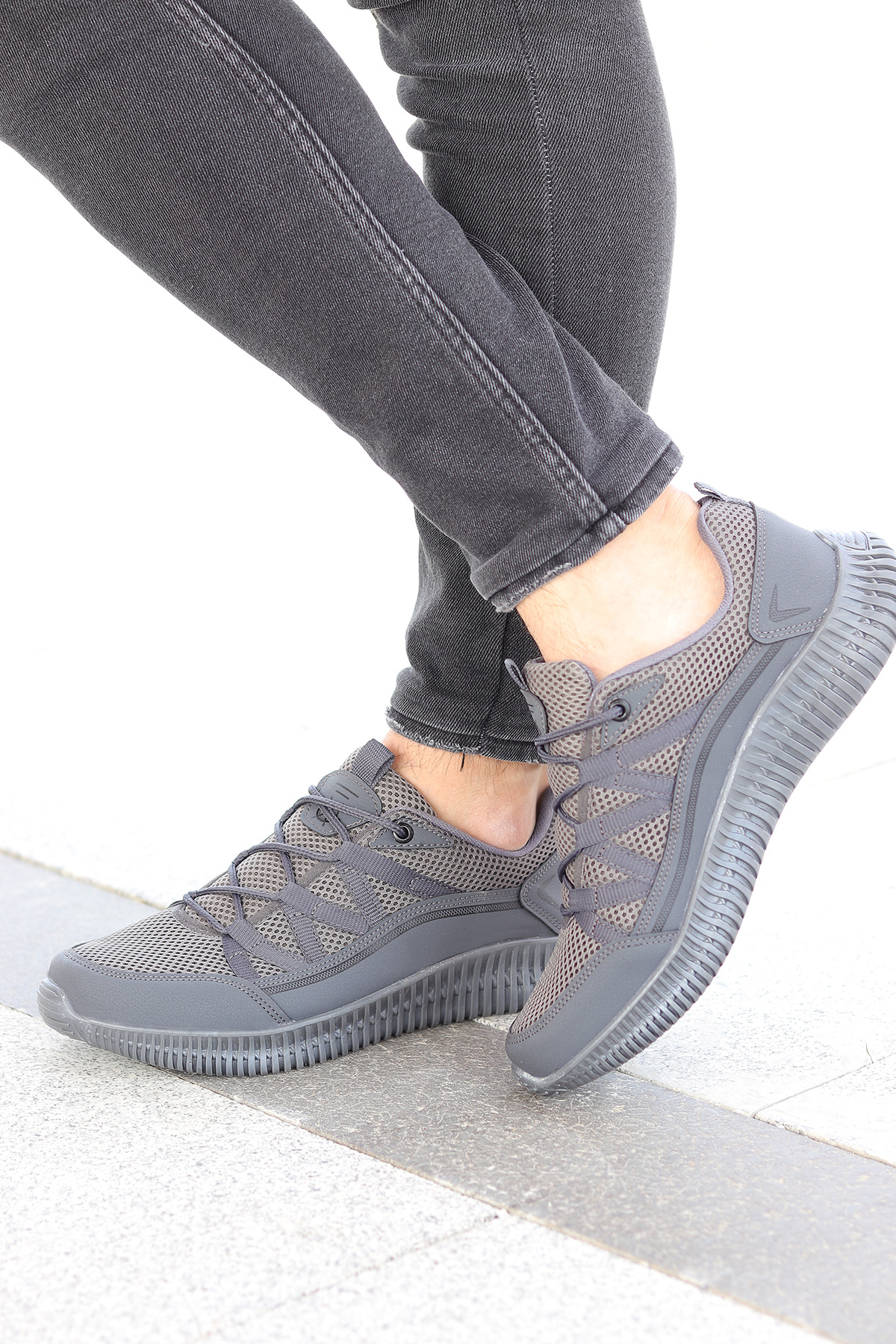 Zigzag Rahat Taban Erkek Sneaker Spor Ayakkabı - Görsel 3