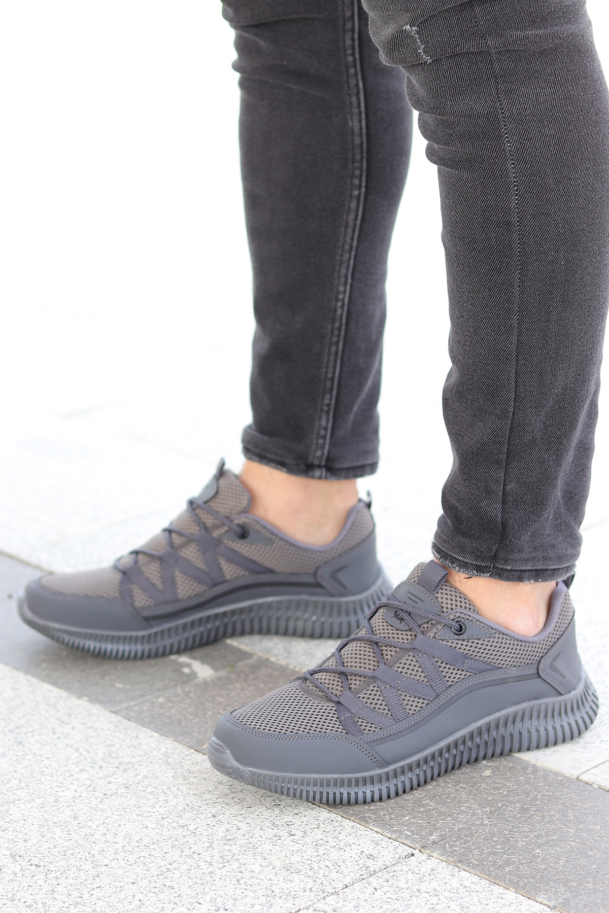 Zigzag Rahat Taban Erkek Sneaker Spor Ayakkabı - Görsel 6