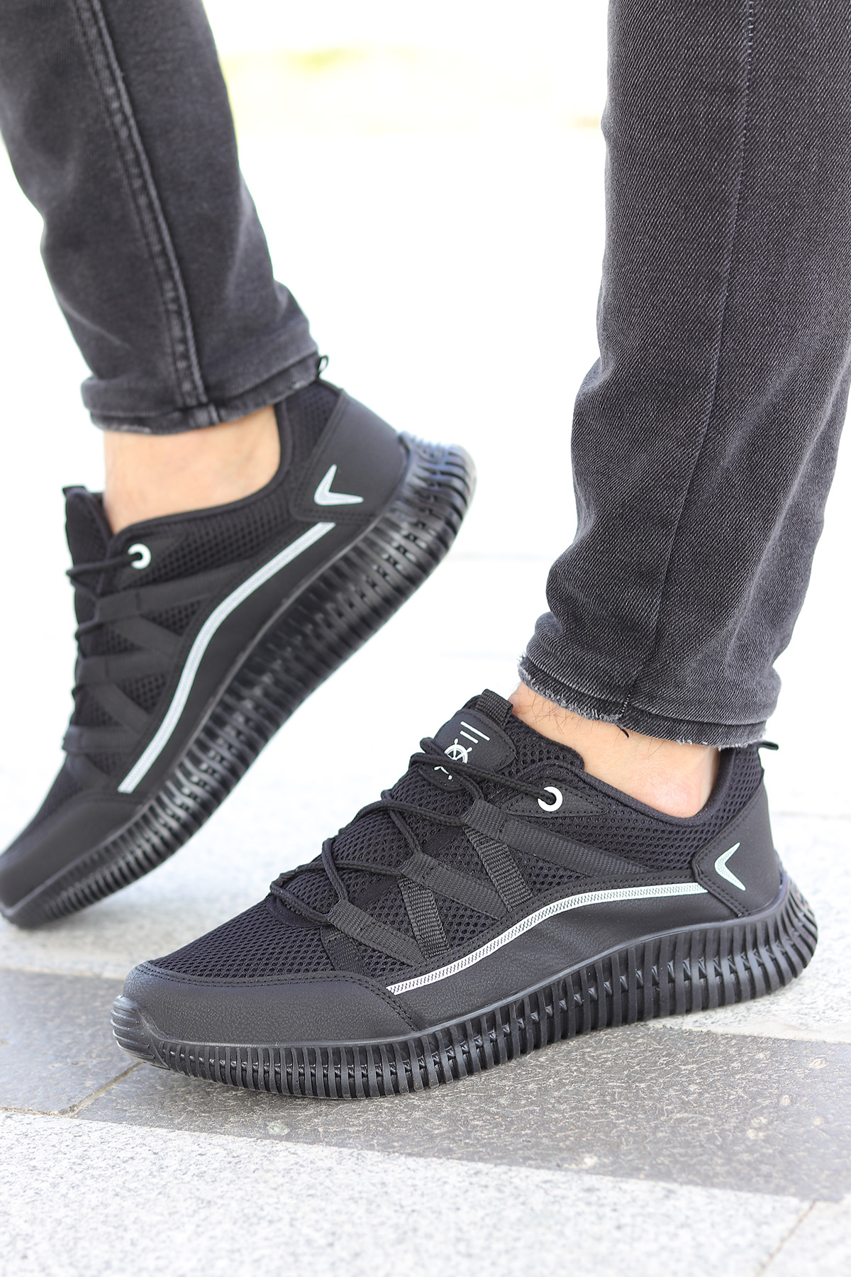 Zigzag Rahat Taban Erkek Sneaker Spor Ayakkabı - Görsel 2