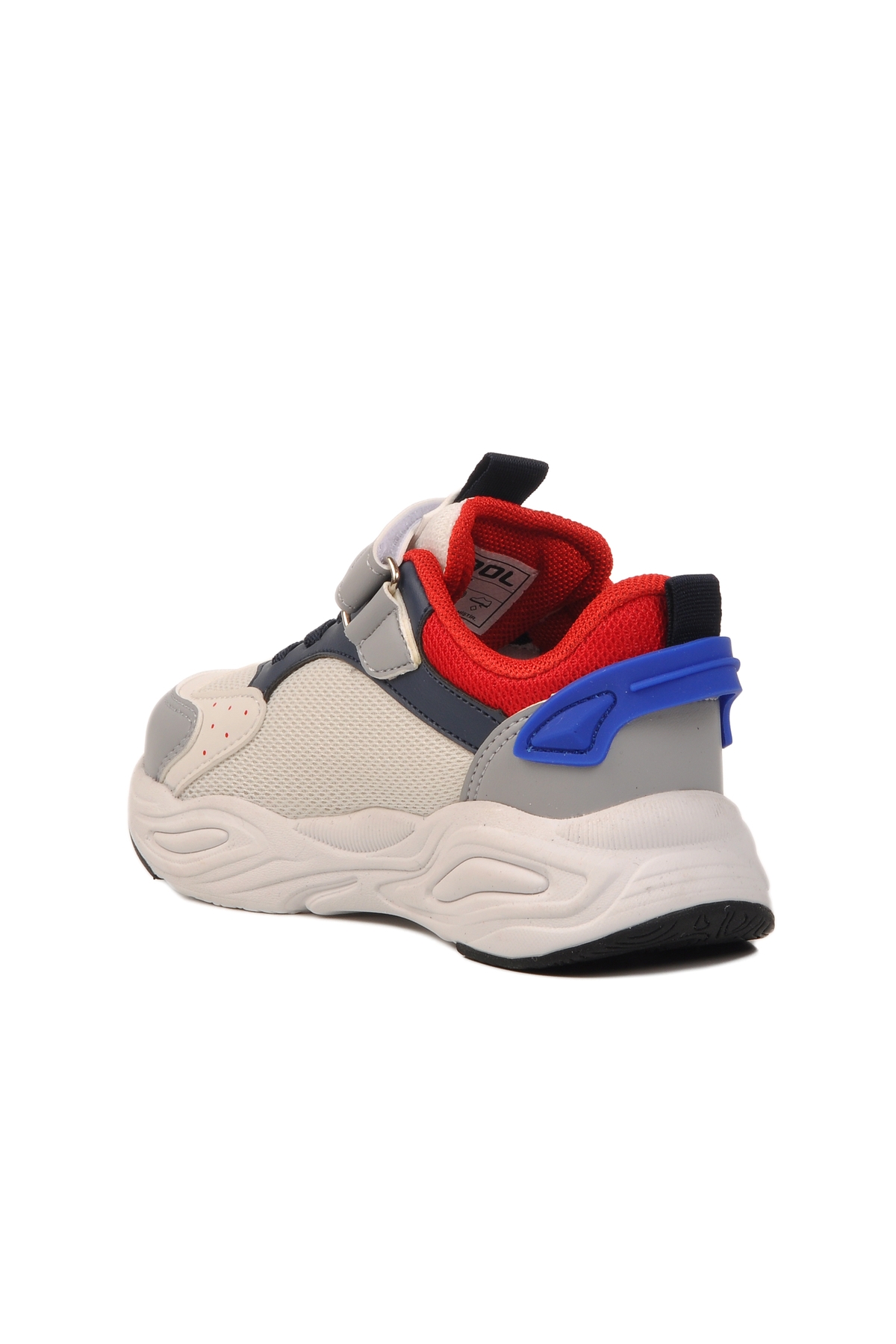 Beyaz Lacivert Cırtlı Çocuk Spor Ayakkabı Evo P - Görsel 5