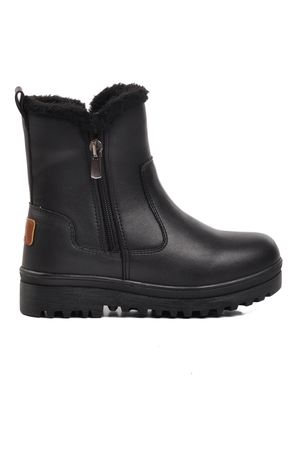 Aspor Siyah İçi Kürklü Kız Çocuk Bot - Görsel 2