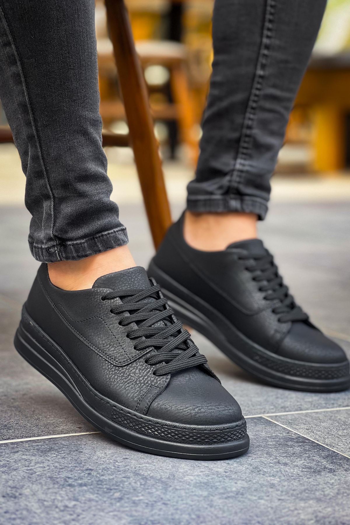 Bağcıklı Erkek Günlük Ayakkabı Siyah - Görsel 2