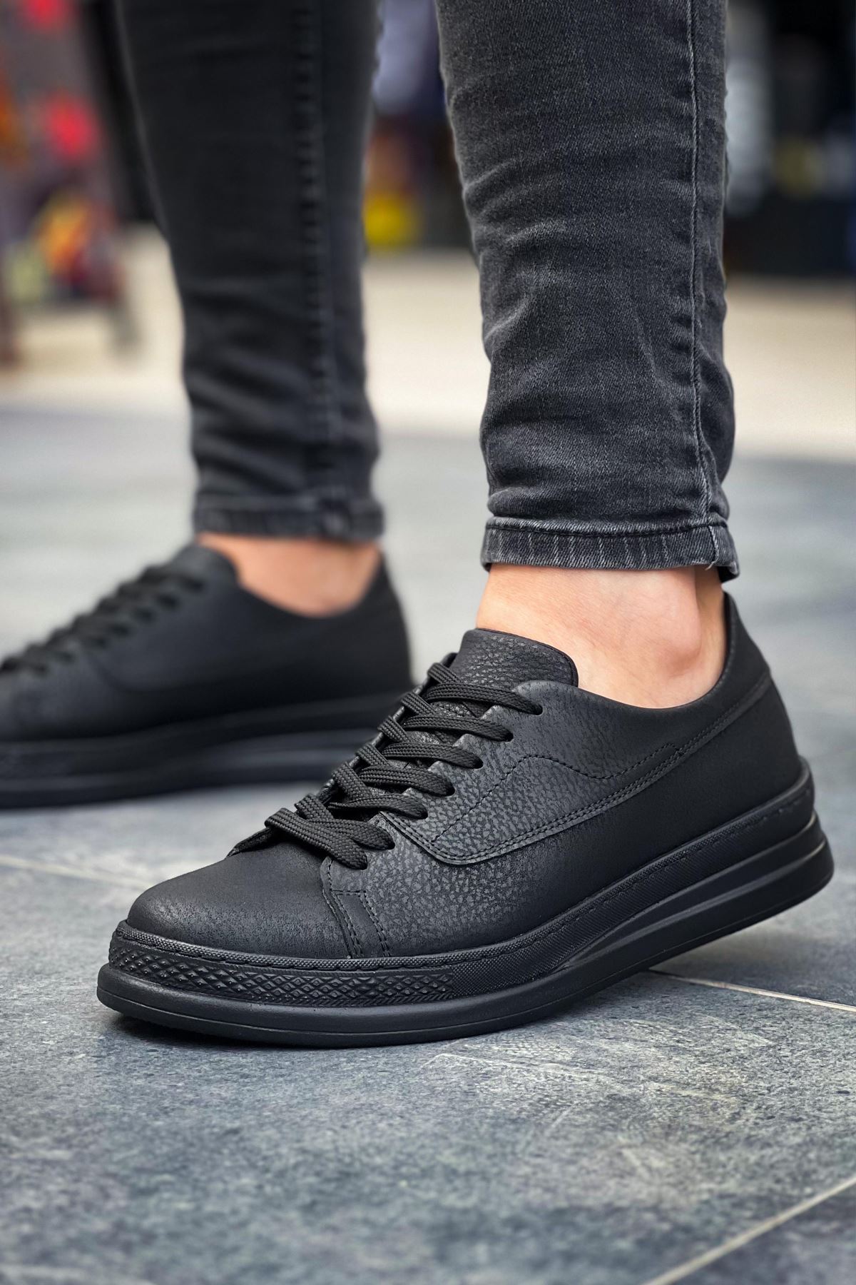Bağcıklı Erkek Günlük Ayakkabı Siyah - Görsel 3