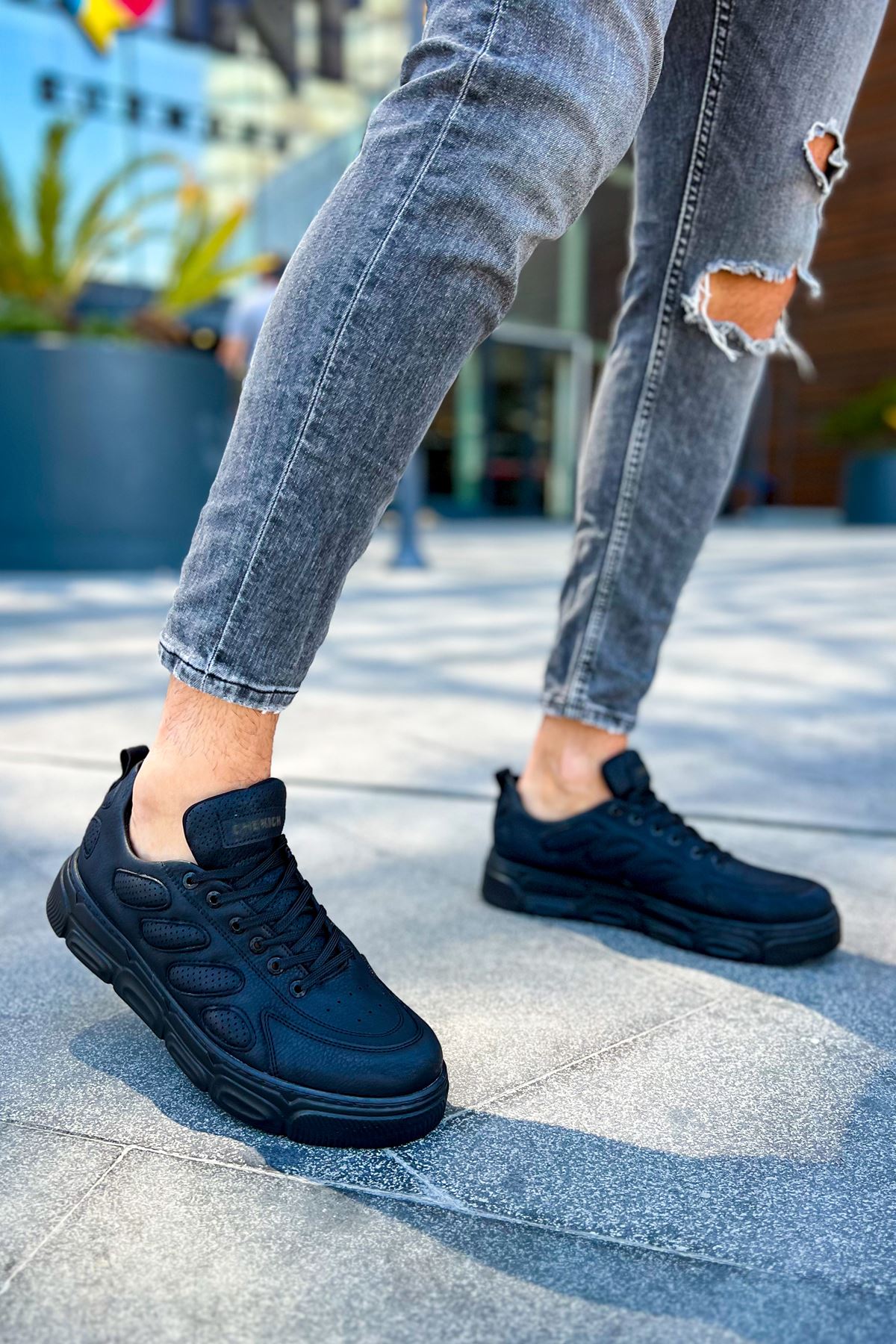 Bağcıklı Erkek Günlük Ayakkabı Siyah - Görsel 4