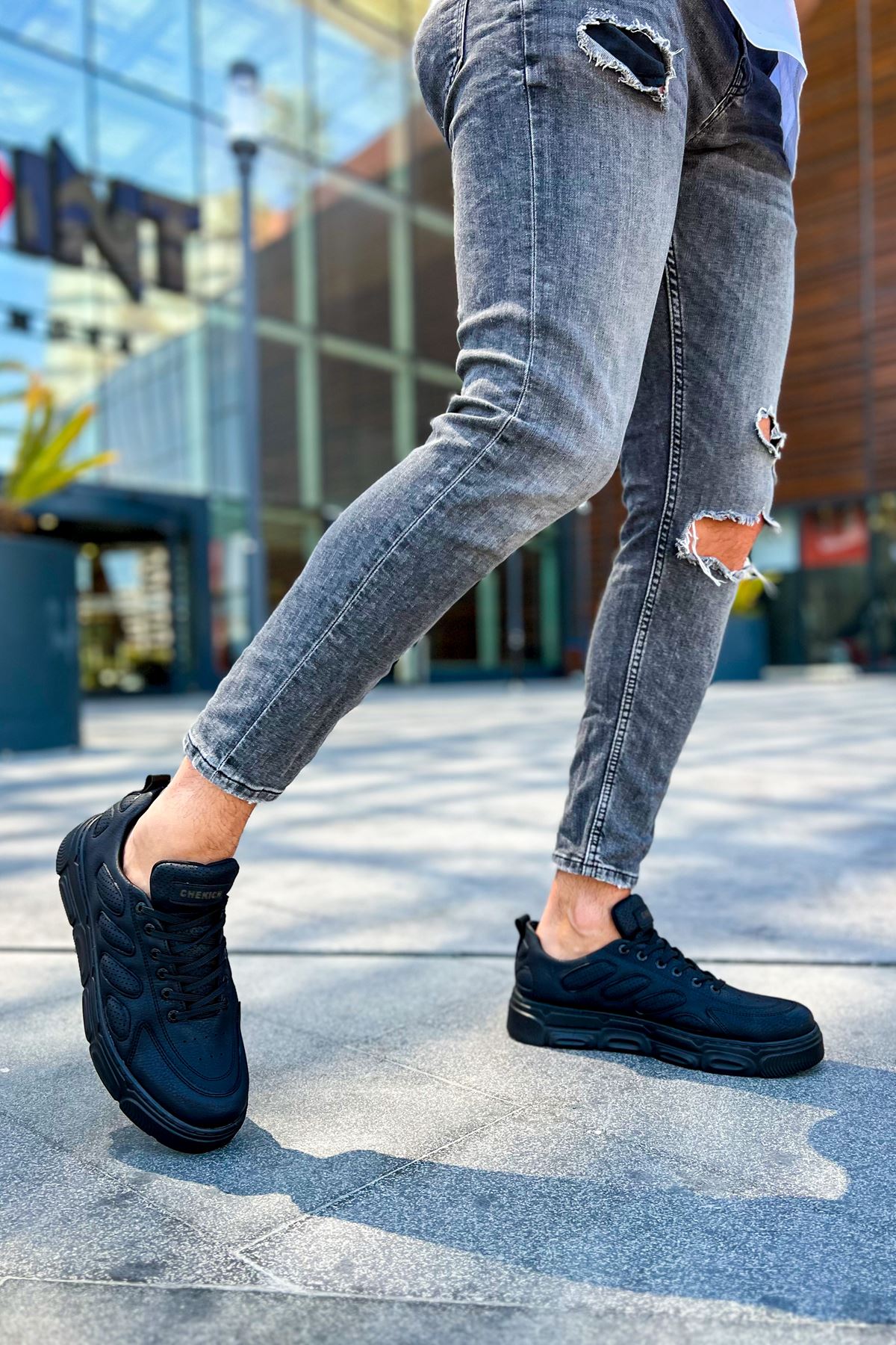 Bağcıklı Erkek Günlük Ayakkabı Siyah - Görsel 5