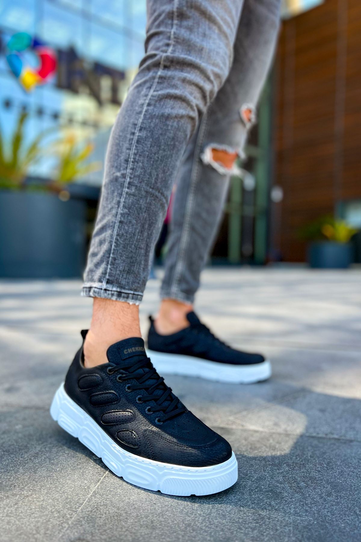 Bağcıklı Erkek Günlük Ayakkabı Siyah - Görsel 4