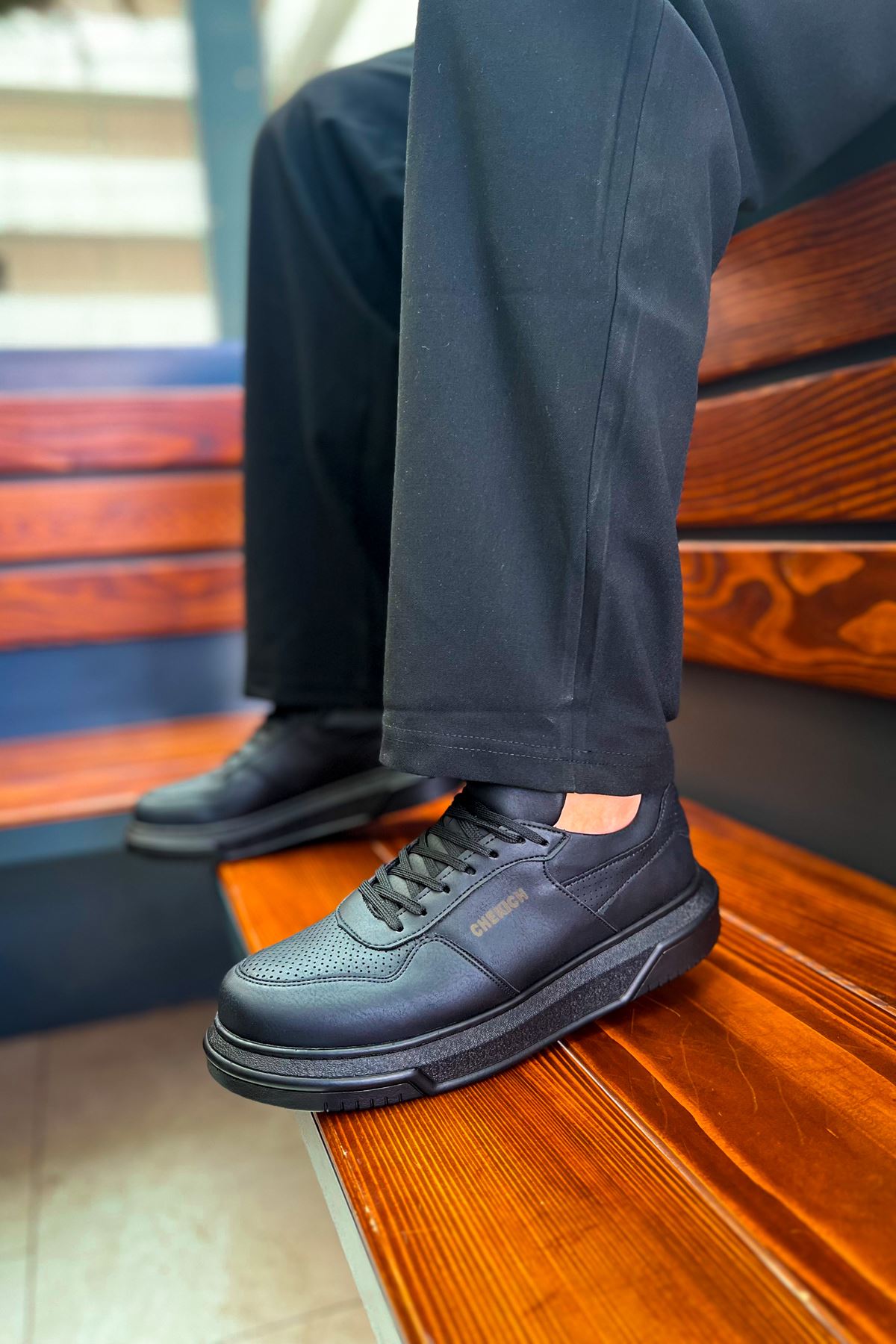 Bağcıklı Erkek Günlük Ayakkabı Siyah - Görsel 2