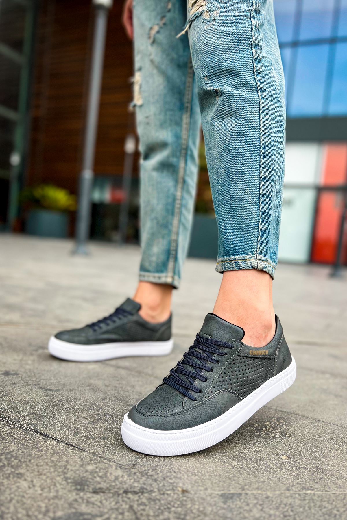 Bağcıklı Erkek Günlük Ayakkabı Antrasit - Görsel 4