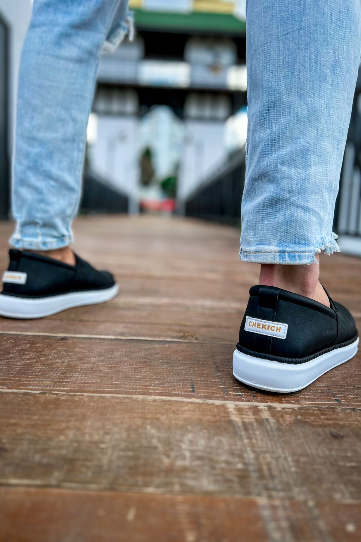 Düz Erkek Günlük Ayakkabı Siyah - Görsel 7