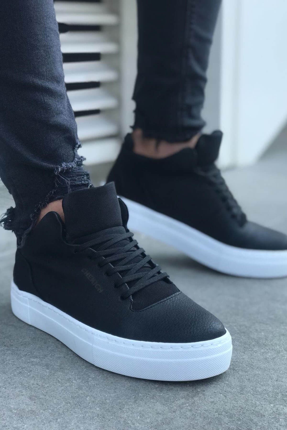 Bağcıklı Erkek Günlük Ayakkabı Siyah - Görsel 4