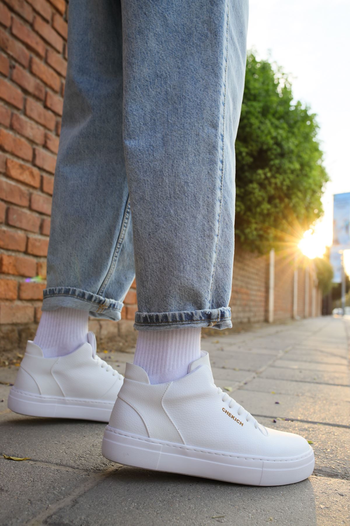 Bağcıklı Erkek Günlük Ayakkabı Beyaz - Görsel 4