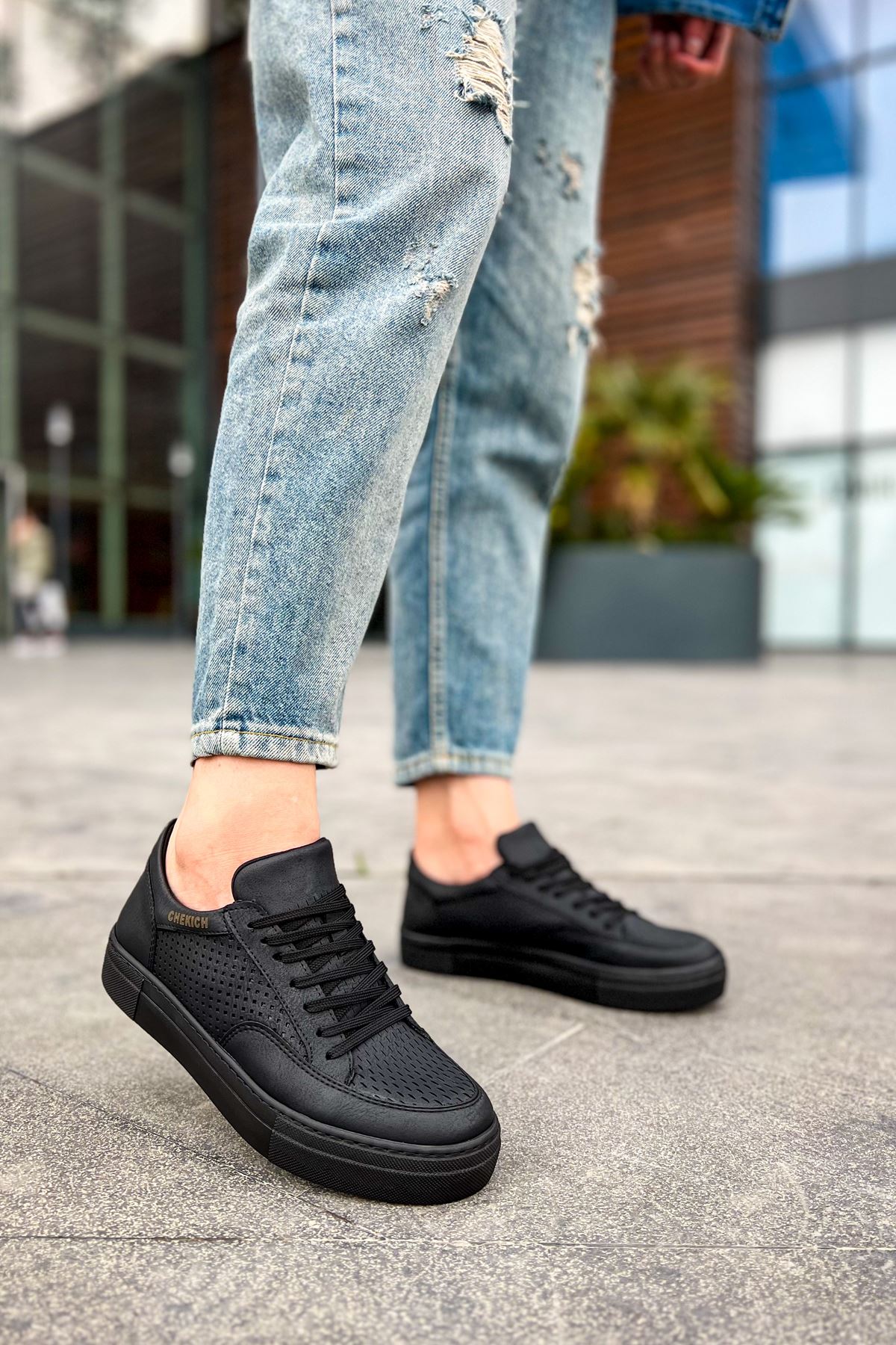 Bağcıklı Erkek Günlük Ayakkabı Siyah - Görsel 2